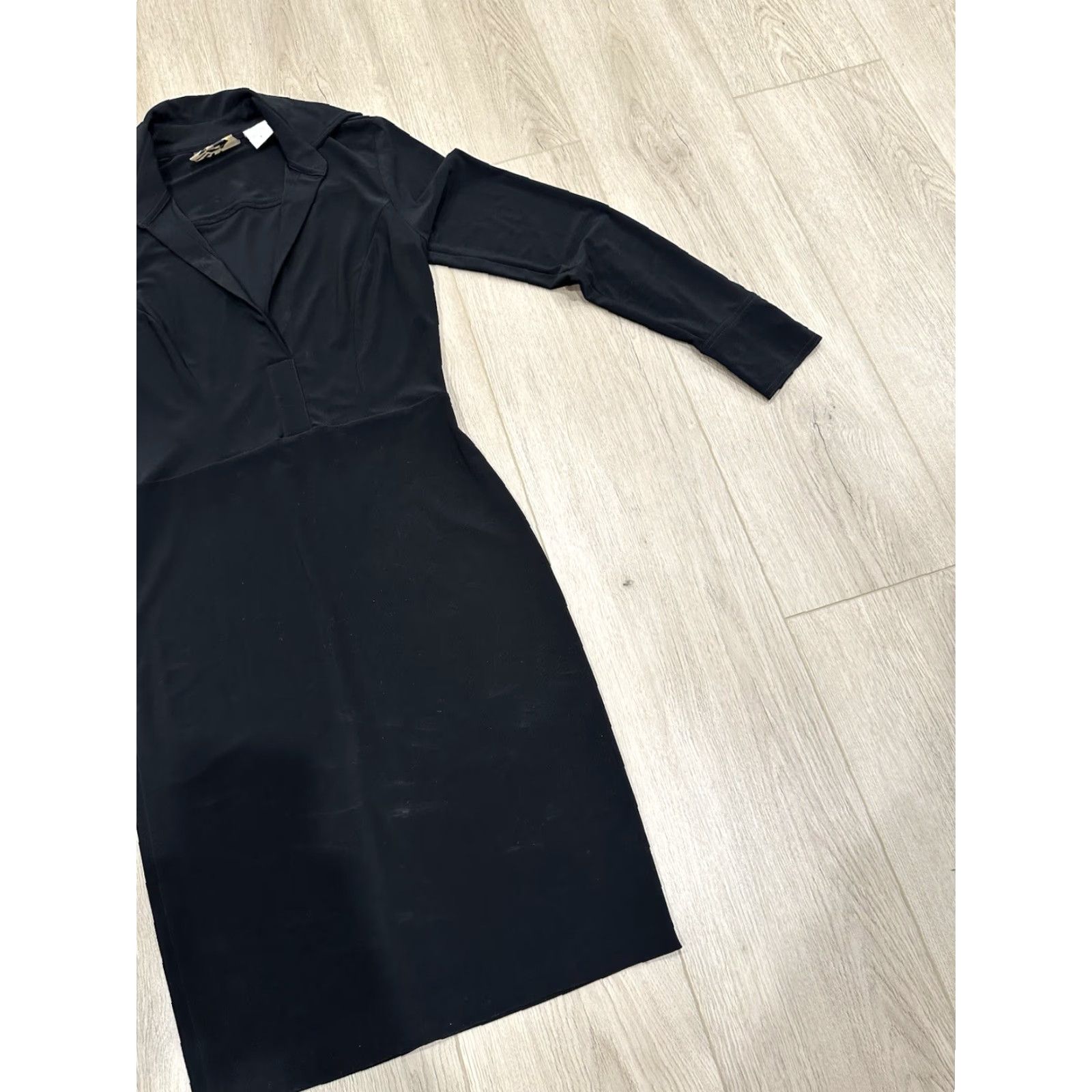 Everlast VINTAGE Norma Kamali x Everlast Dress Women Long Sleeve Black Size S (Small) Size S / US 4 / IT 40 - 2 Thumbnail