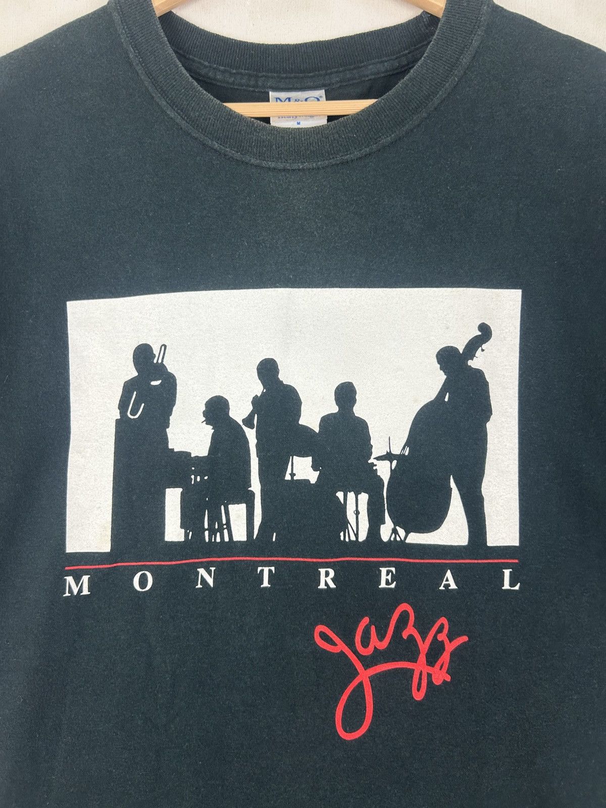Band Tees × Vintage Vintage Montreal Jazz / Cartoon Art , Music Cocert / Miles Size US M / EU 48-50 / 2 - 3 Thumbnail