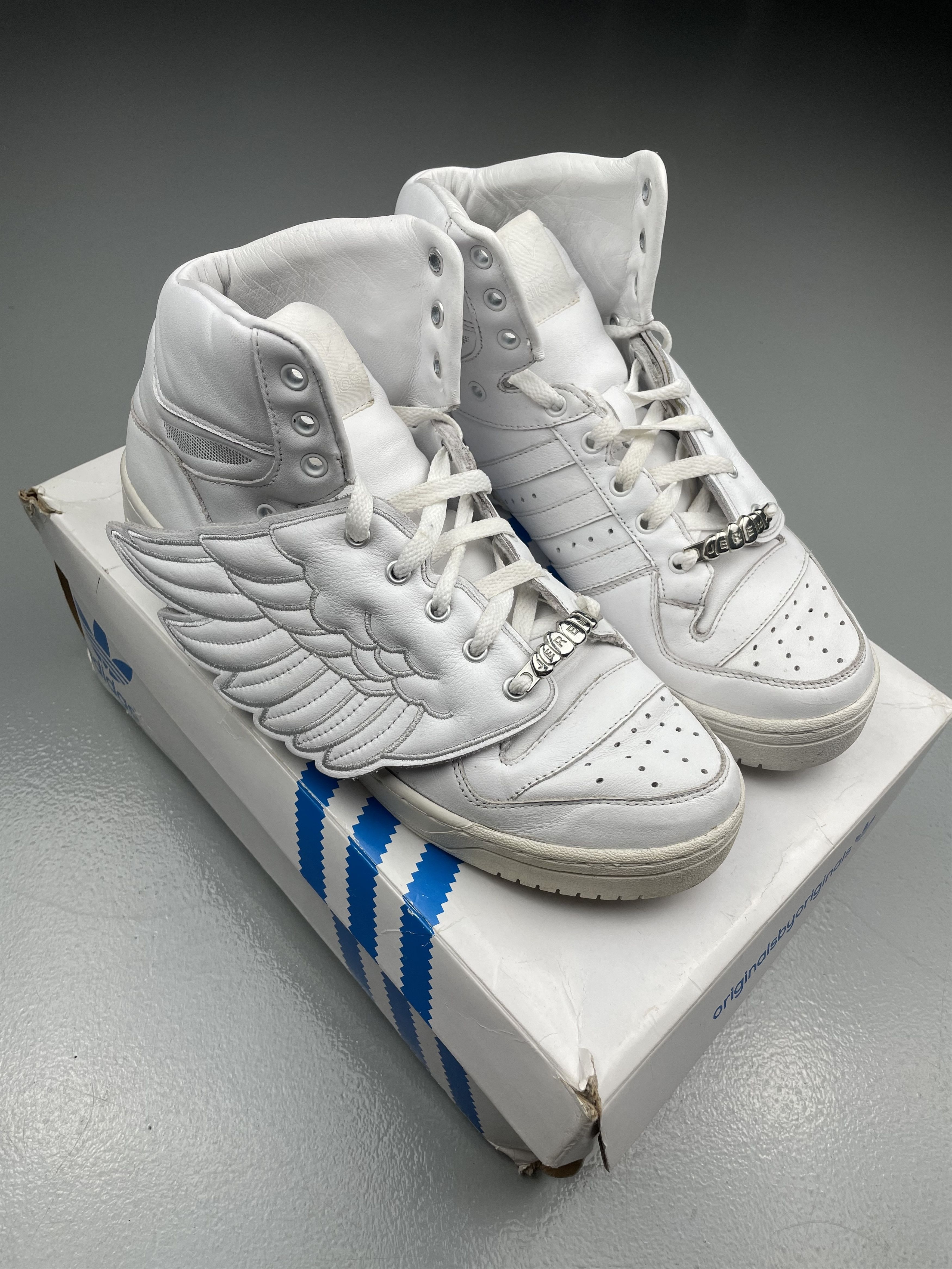 Adidas × Jeremy Scott × Streetwear Adidas Jeremy Scott White