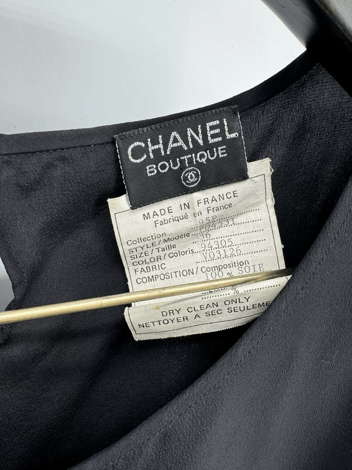 Chanel Chanel Vintage Top 1995 Size: S US4 FR36 Size S / US 4 / IT 40 - 3 Thumbnail