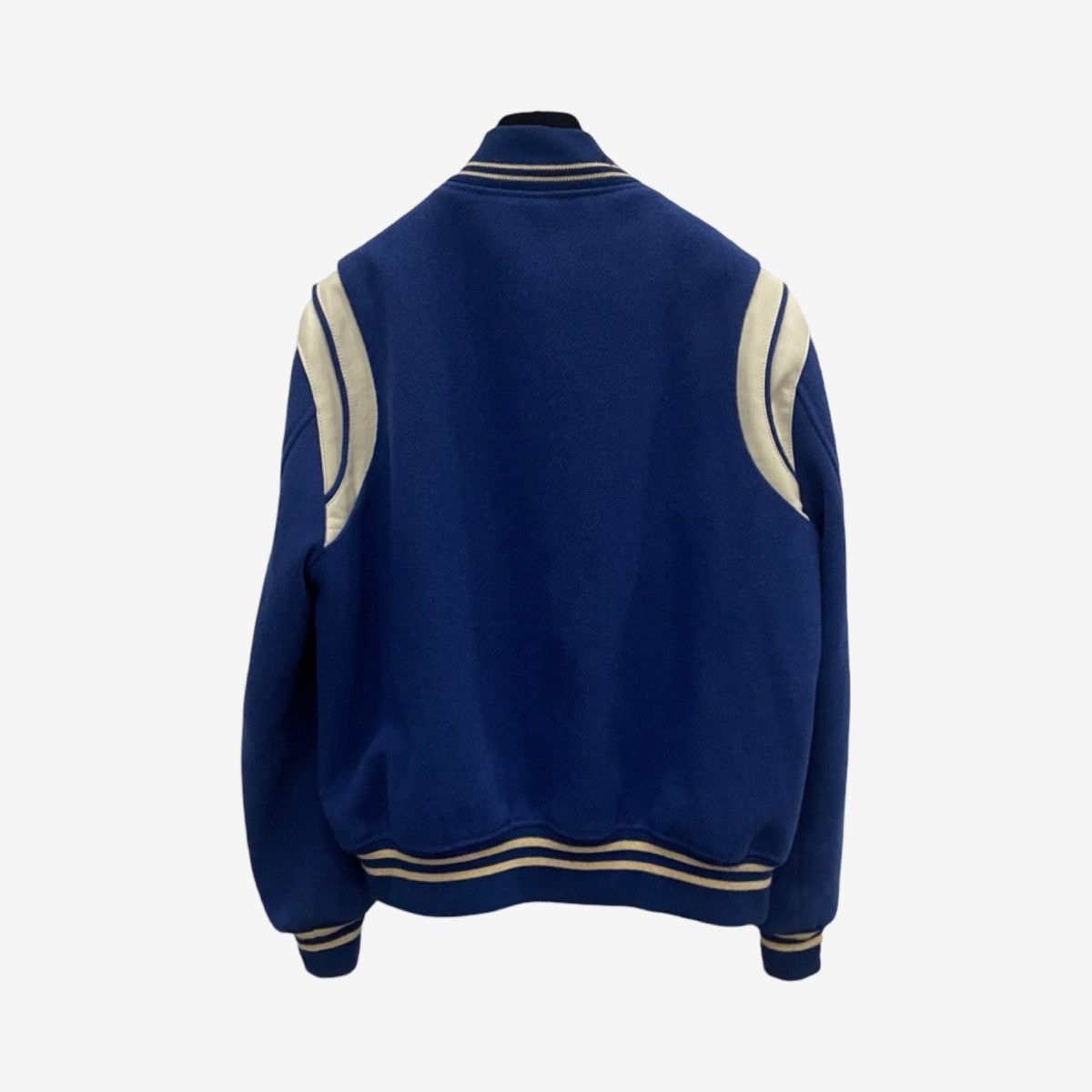 Saint Laurent Paris Saint Laurent Paris Blue Teddy Jacket Sz.56 Size US XL / EU 56 / 4 - 2 Thumbnail