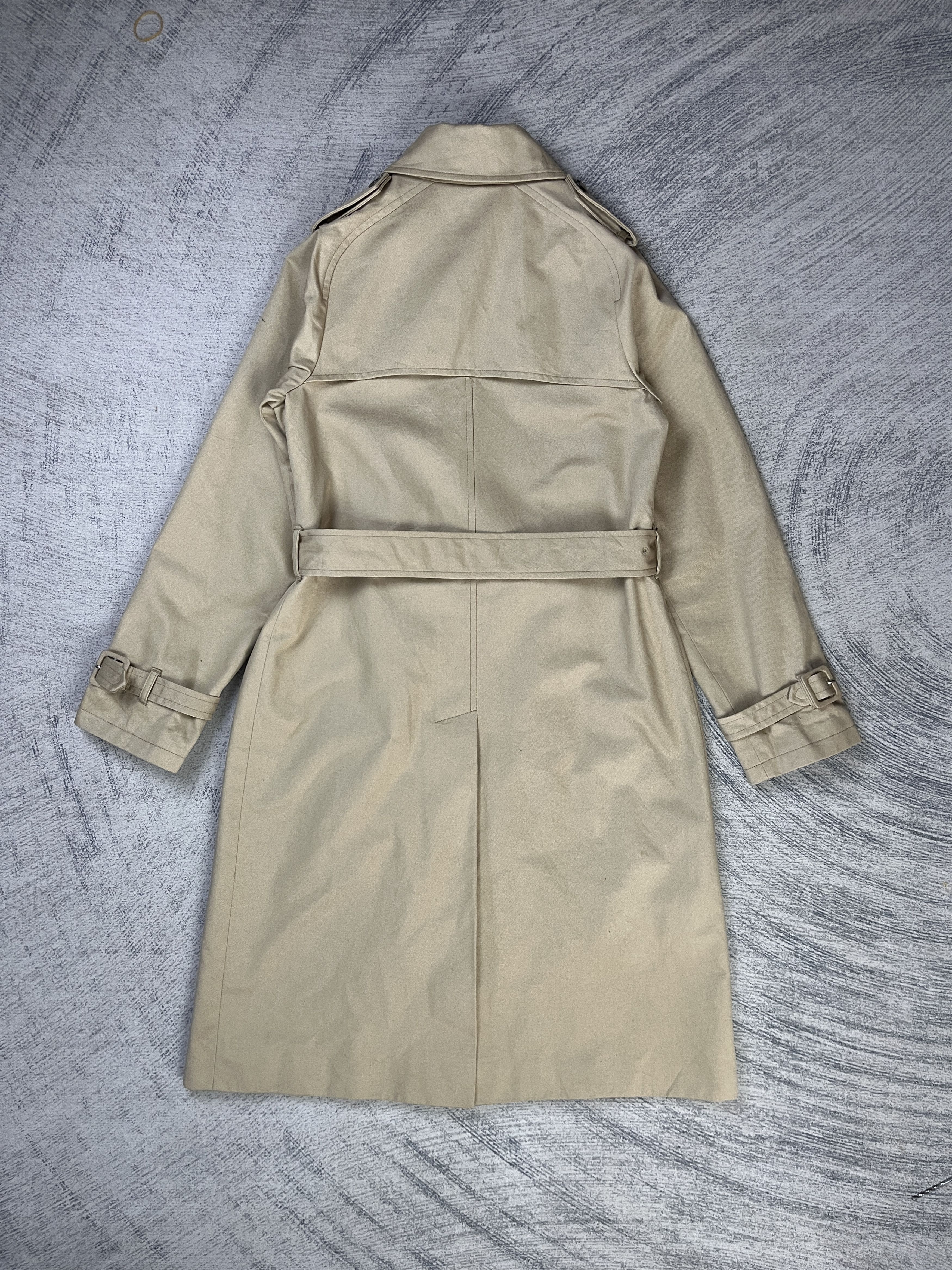 A.P.C. A.P.C Beige Trench Coat Made in Bulgaria Size US S / EU 44-46 / 1 - 2 Thumbnail