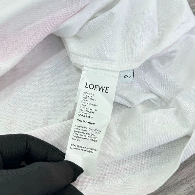Loewe LOEWE Letter T-shirt Size XXS / US 00 / IT 34 - 7 Thumbnail