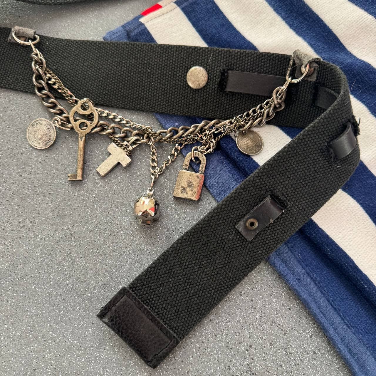 Miss Sixty × Vintage Miss Sixty Vintage Avant Garde Goth Belt Size ONE SIZE - 8 Thumbnail