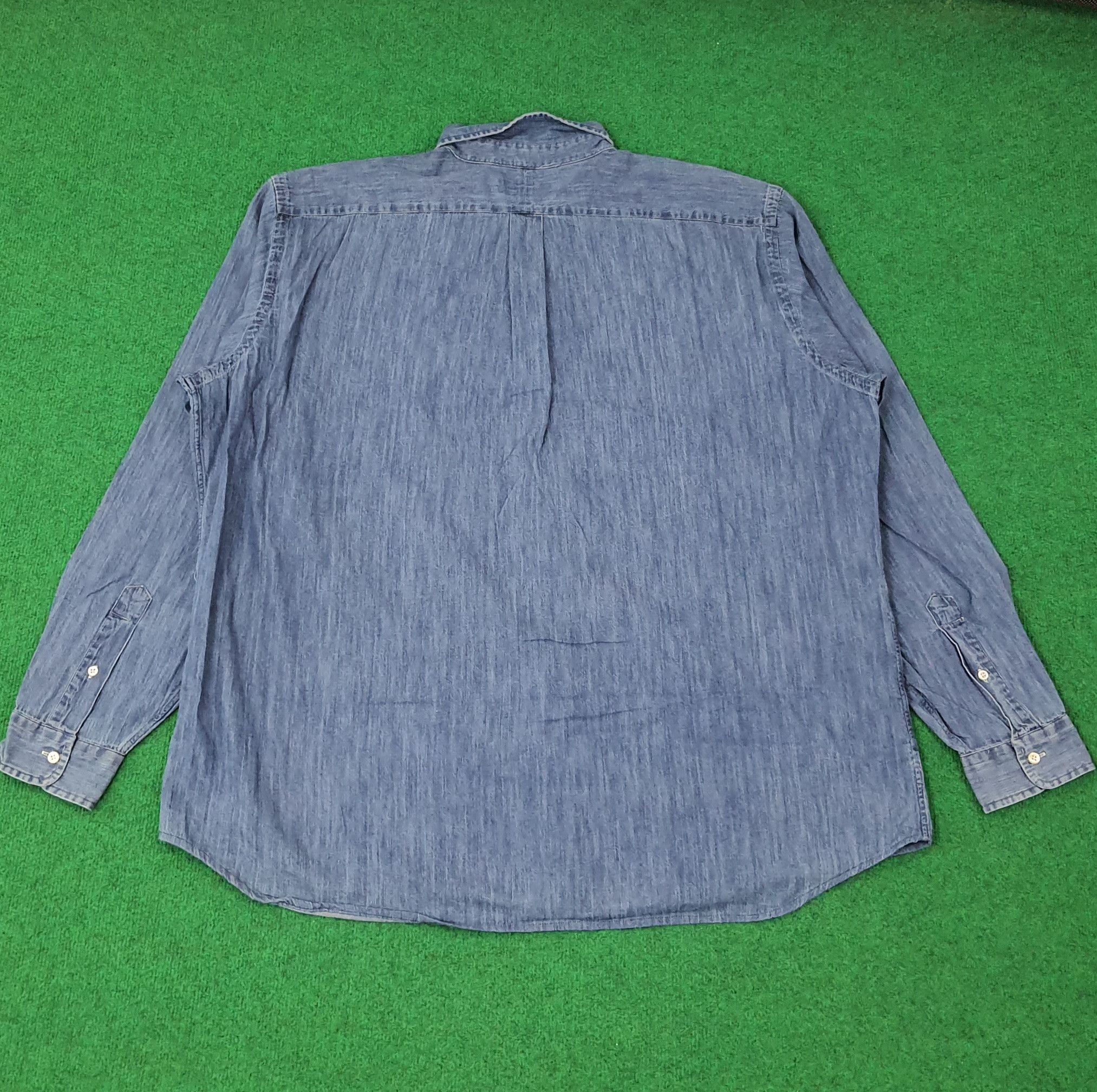 Ralph Lauren Vintage Ralph Lauren Button Up Denim Shirt C223N33 Size US XXL / EU 58 / 5 - 3 Thumbnail