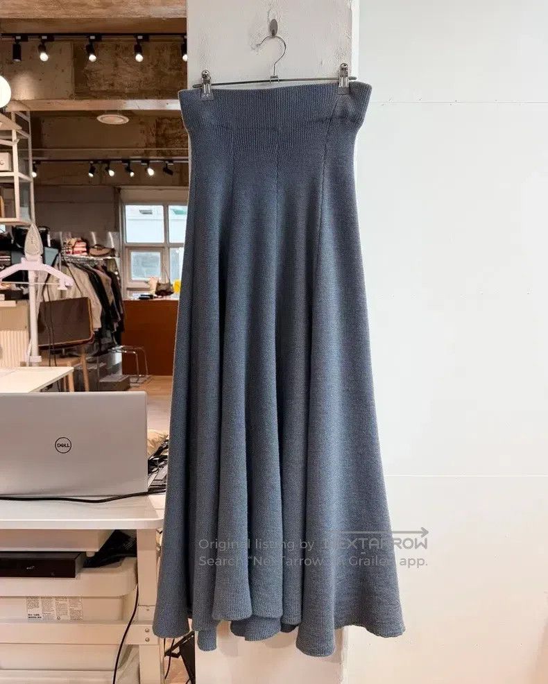 Jil Sander Jil Sander Blue belted wool dress Size 37" - 2 Thumbnail