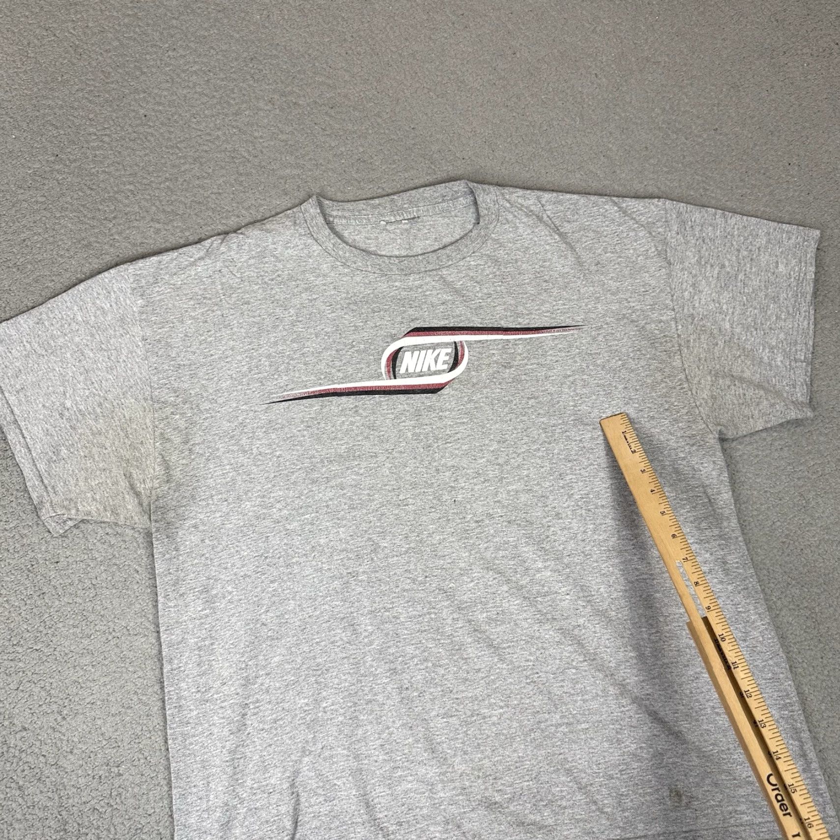 Nike VINTAGE Nike T Shirt Mens XL Gray Swoosh Logo 90s Sports USA Distressed Casual Rare Size US XL / EU 56 / 4 - 7 Thumbnail