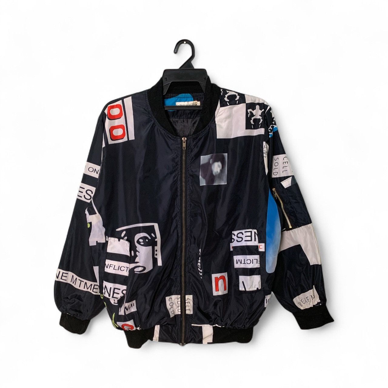 Japanese Brand Rare Design Pavilion Hanuiji Full Print Bomber Jackets Size XL / US 12-14 / IT 48-50 - 2 Thumbnail