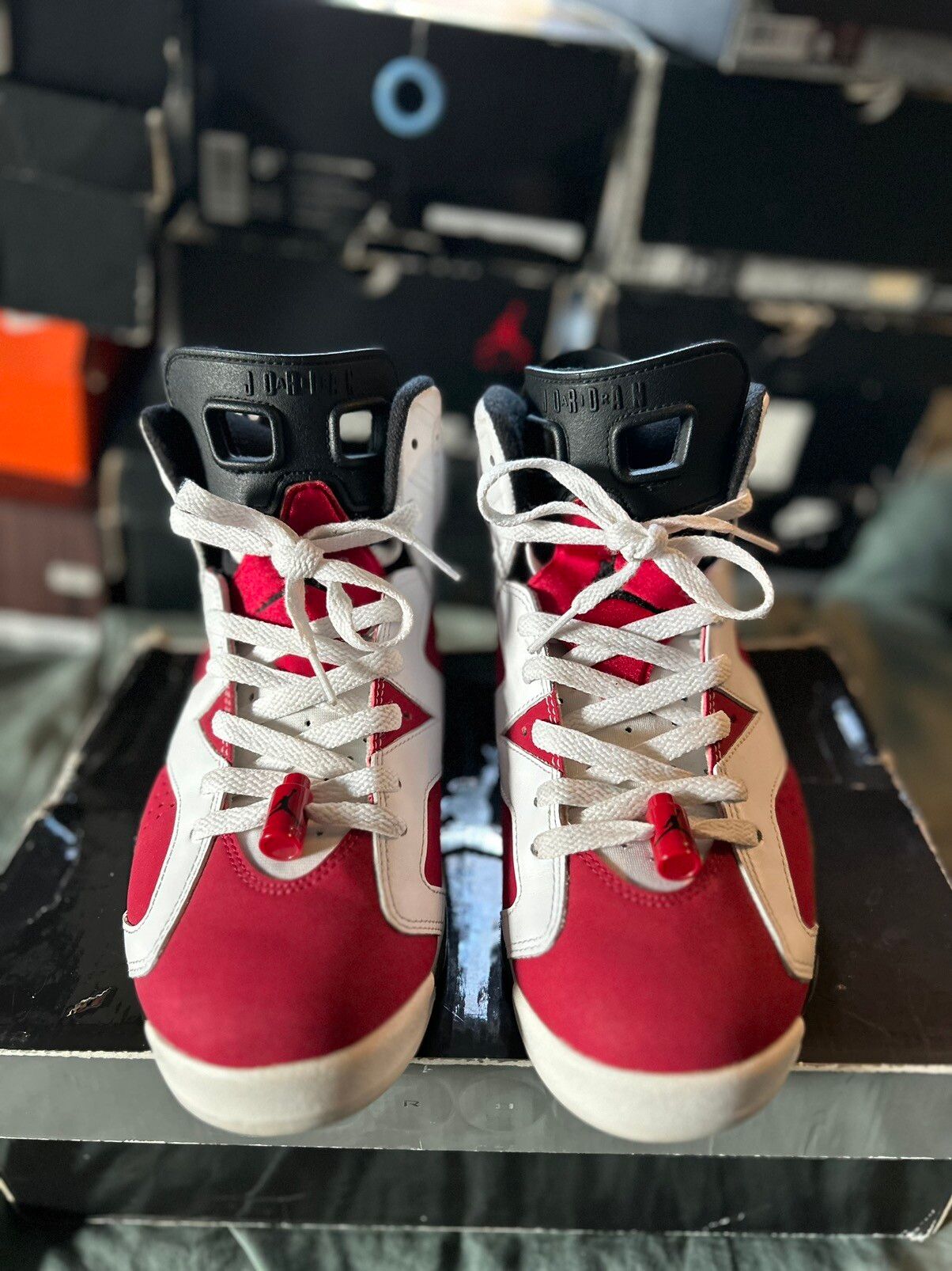 Nike Jordan 6 Cardinal SZ 8 Size US 8.5 / EU 41-42 - 3 Thumbnail