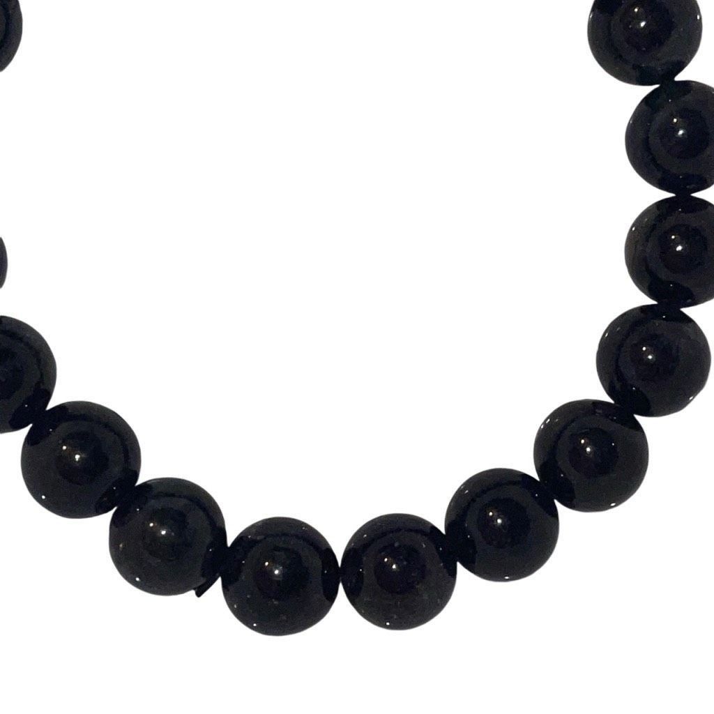 Other Black tourmaline in quartz 8mm stretch bracelet Crystal 7 inches ONE NEW Size ONE SIZE - 5 Thumbnail