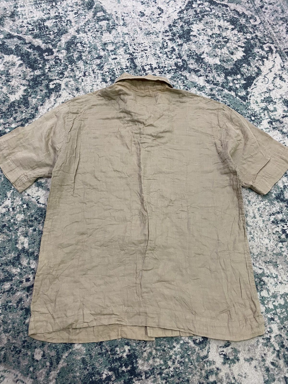 Issey Miyake Issey Miyake Men Pleated Textured Button Up Shirt Size US M / EU 48-50 / 2 - 11 Thumbnail