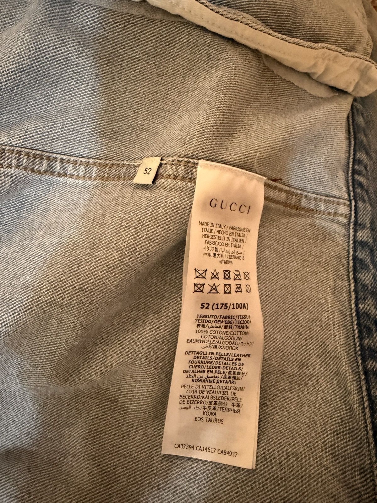 Gucci Gucci Oversized Blue Denim Jacket Size US L / EU 52-54 / 3 - 3 Thumbnail