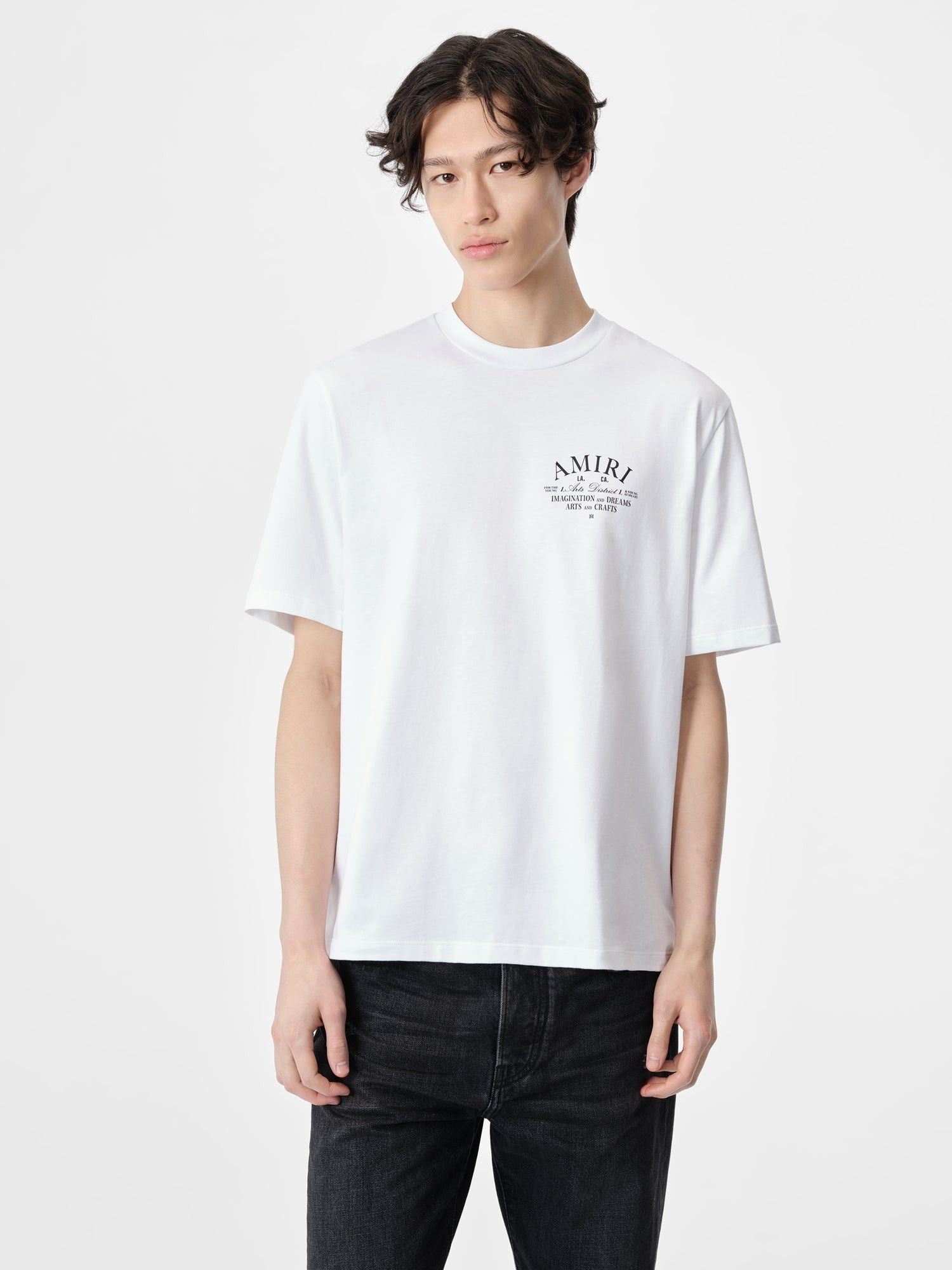 Amiri o1orln0426 Arts District T-Shirt in White Size US L / EU 52-54 / 3 - 3 Thumbnail