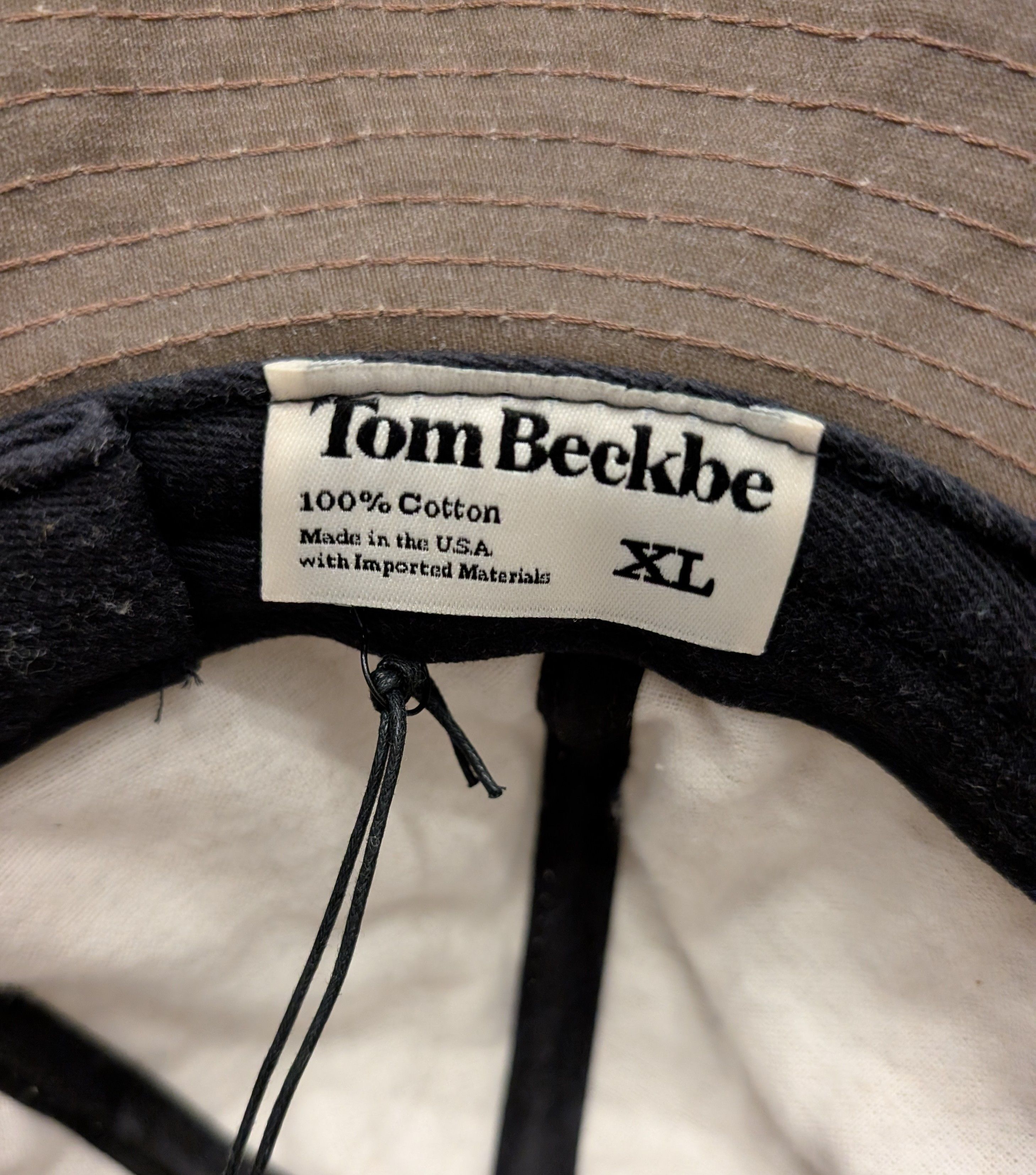 Tom Beckbe NWT Tom Beckbe Waxed Canvas Lined Boonie Hat Men's Size XL Size ONE SIZE - 3 Thumbnail