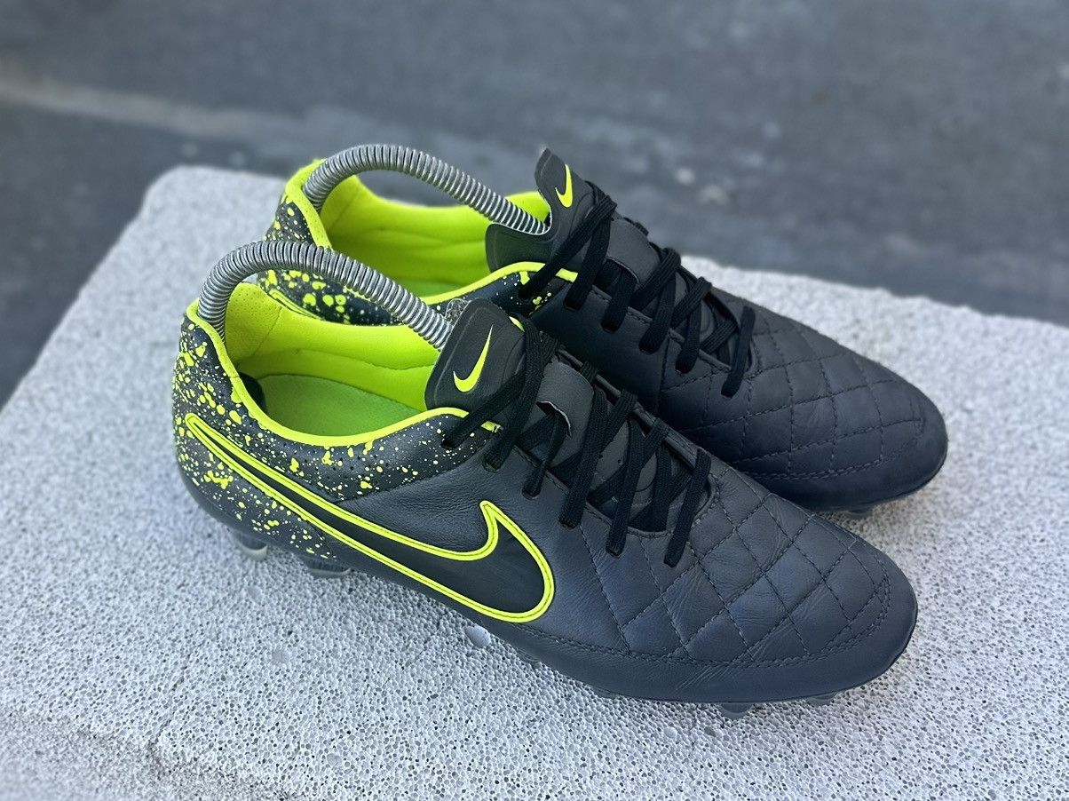 Nike 2015 NIKE TIEMPO LEGACY FG SOCCER BOOTS CLEATS US 7 Size US 7 / EU 40 - 4 Thumbnail