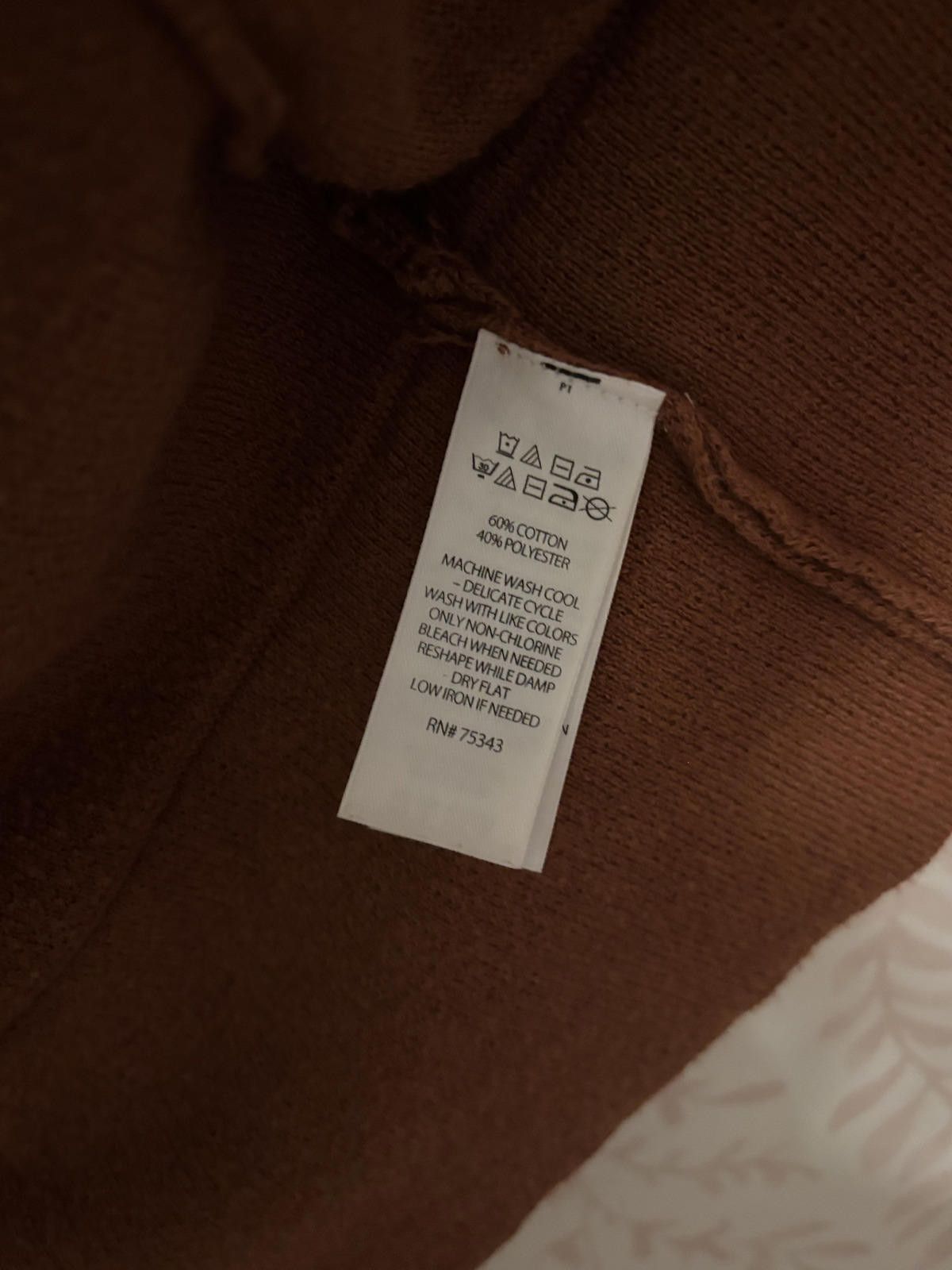 Designer Cozy Max Studio Terracotta Cotton Cardigan Size L / US 10 / IT 46 - 5 Thumbnail