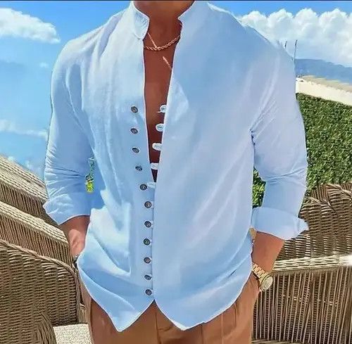 VIBE Miyazaki x Kato Long Sleeve Button UP Shirt Size US M / EU 48-50 / 2 - 6 Thumbnail