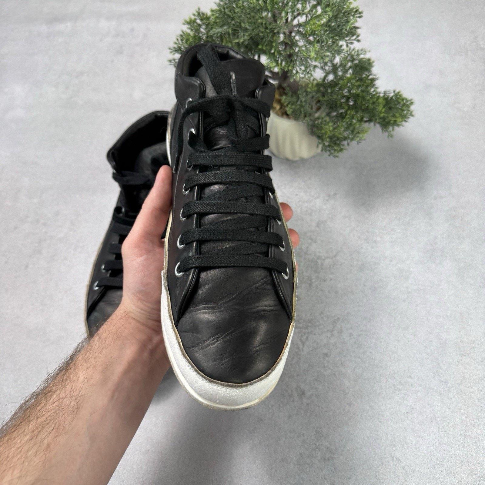 Premiata Premiata Men Midi Top Sneakers Size US 10 43 Leather Size US 10 / EU 43 - 15 Thumbnail