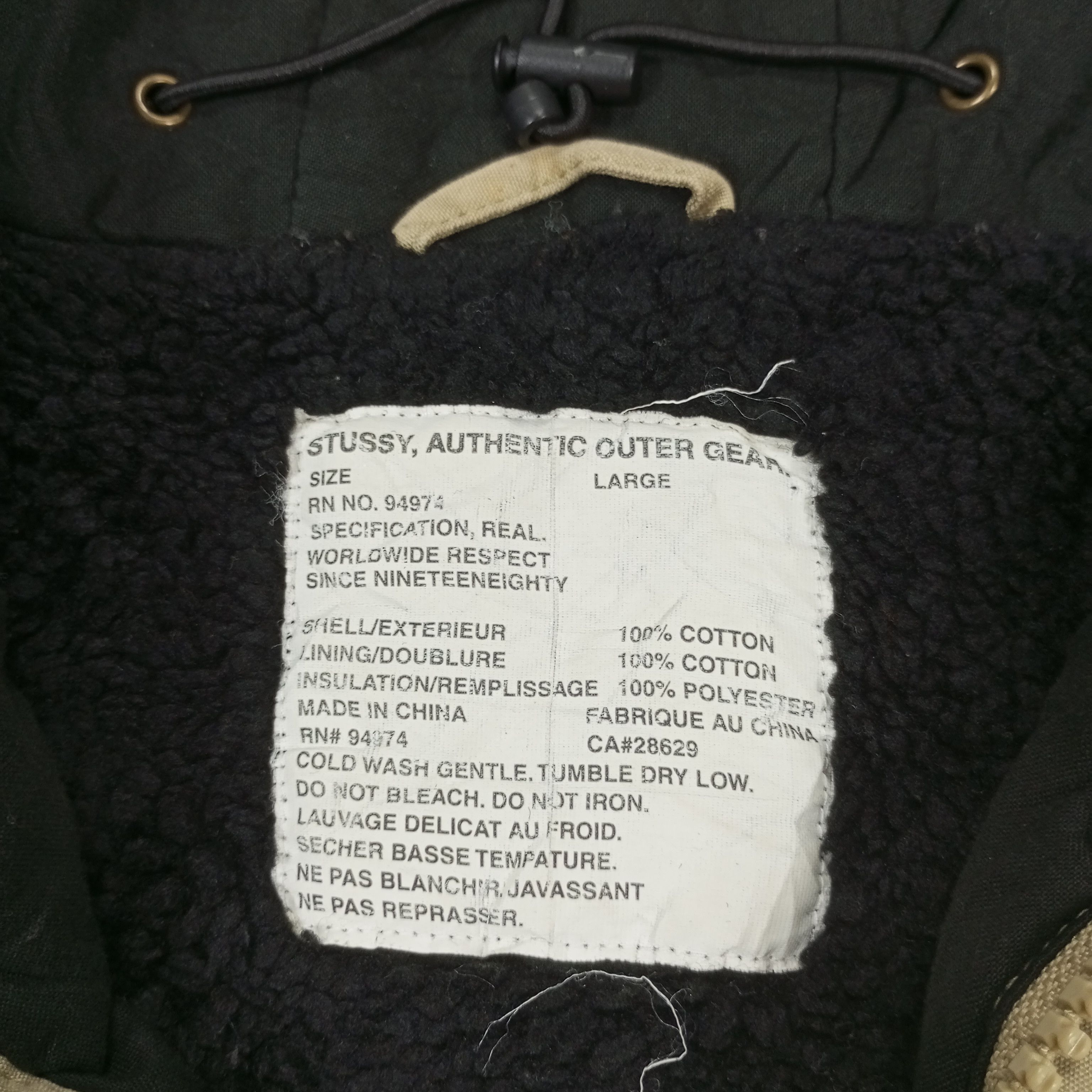 Stussy Stussy Winter Fashion Style Custom Art Jacket Streetwear Size US L / EU 52-54 / 3 - 9 Thumbnail