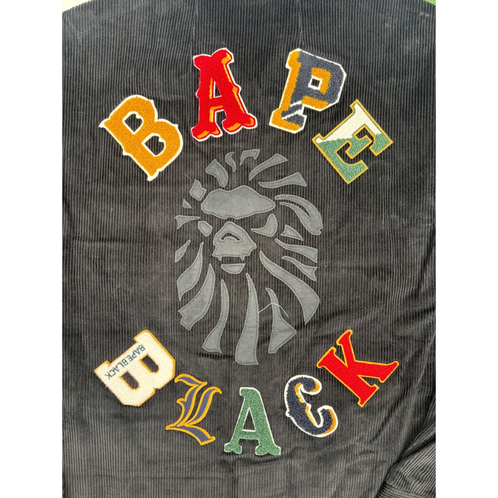 Bape BAPE Black Japan Corduroy Black Down Work Jacket Size Large Size US L / EU 52-54 / 3 - 2 Thumbnail
