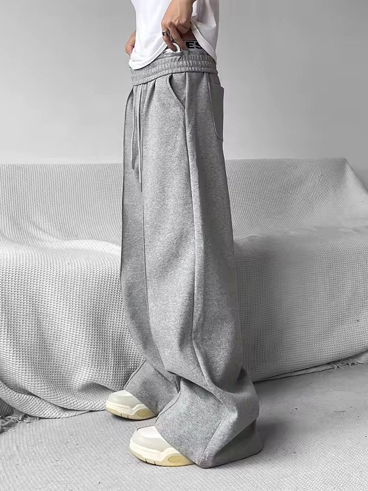 Japanese Brand Wide leg Flared Sweatpants Size US 30 / EU 46 - 1 Thumbnail