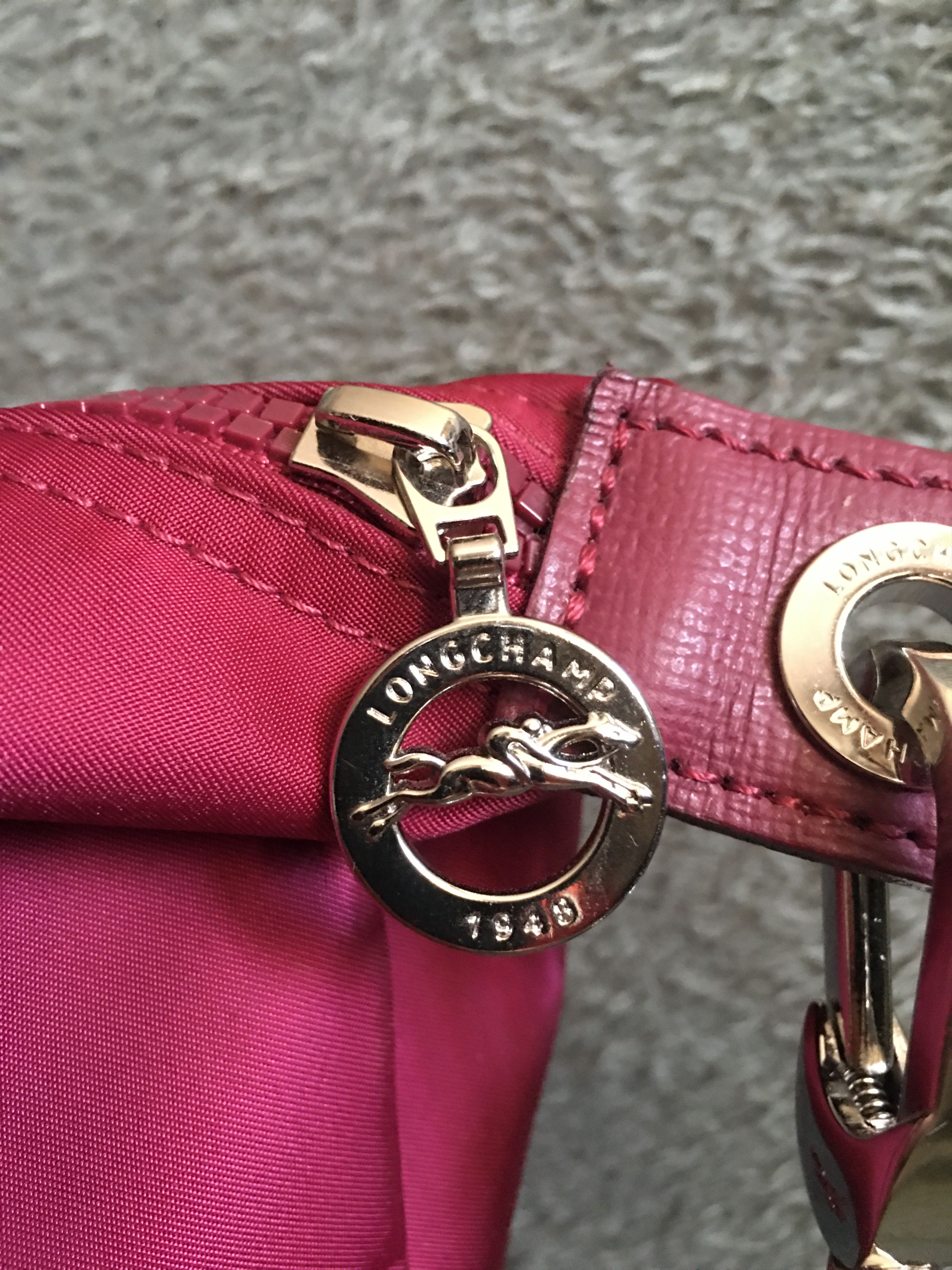 Longchamp Longchamp Le Pliage Neo Medium Tote Bag Raspberry Size ONE SIZE - 8 Thumbnail