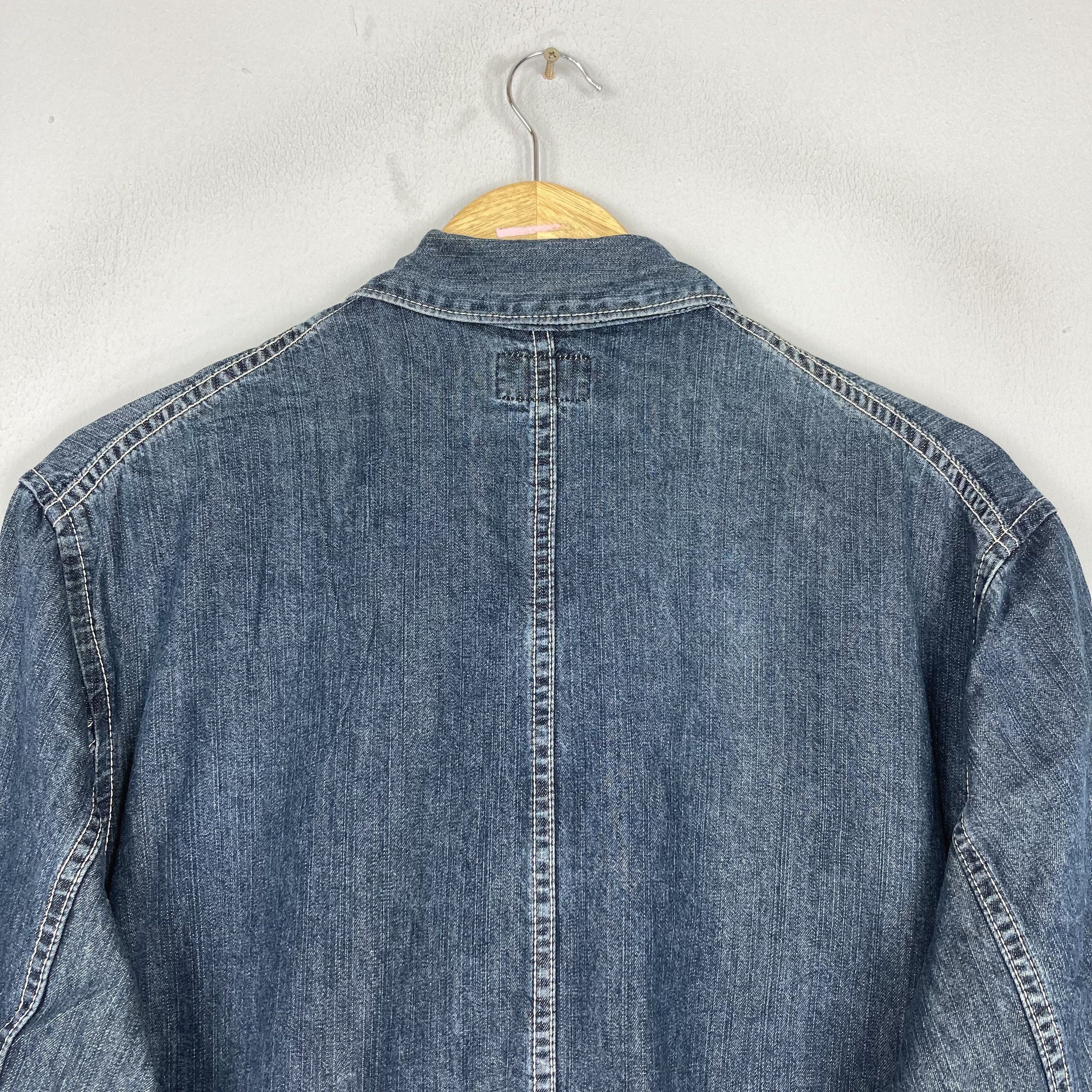 Oshkosh Vintage OSH KOSH Indigo Denim Chore Jacket Button Up Size US M / EU 48-50 / 2 - 6 Thumbnail