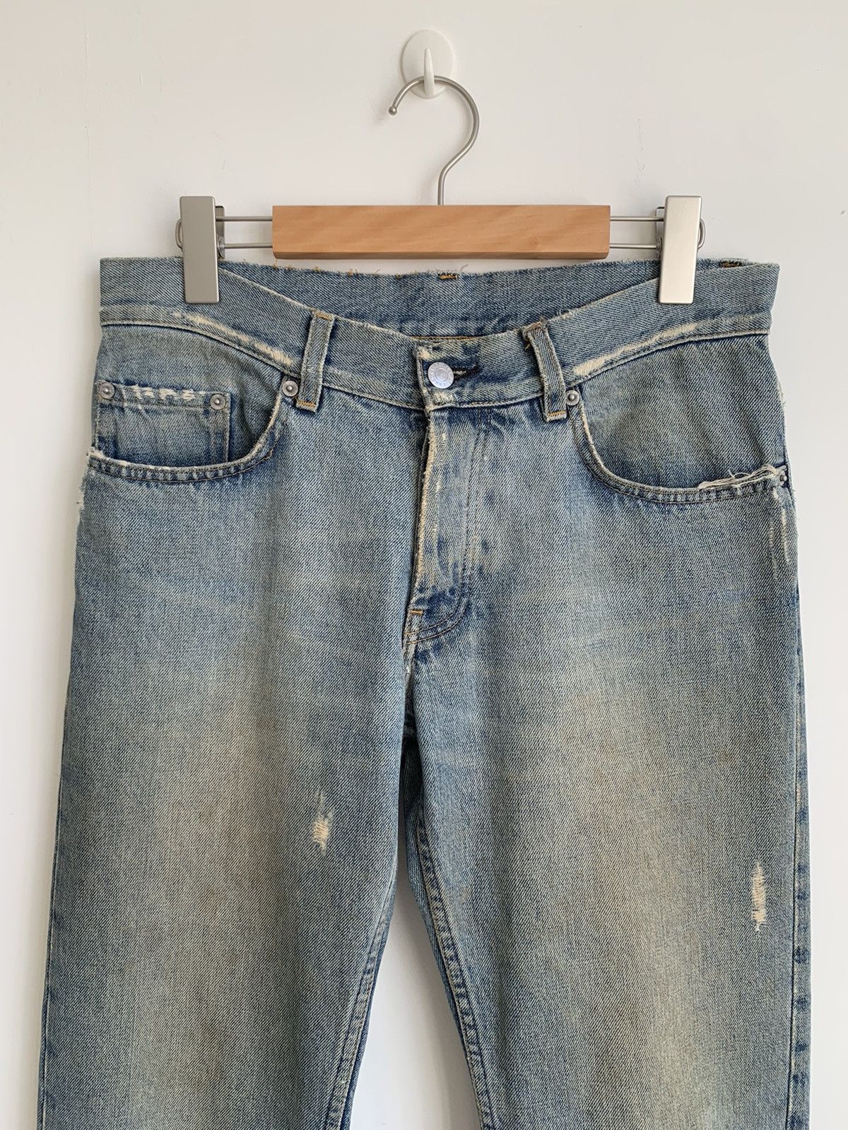 Helmut Lang Vintage Helmut Lang Low Waist Contour Fit Denim Jeans Size US 30 / EU 46 - 8 Thumbnail