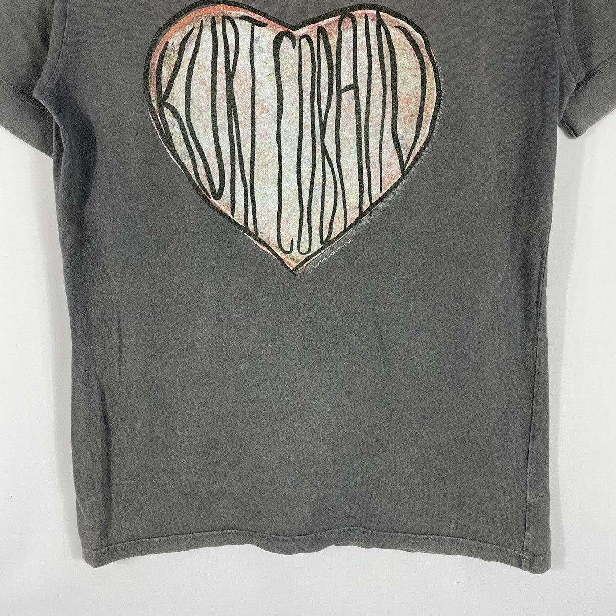 Band Tees × Nirvana 🔥Rare🔥2013 Kurt Cobain Love The End Of Music Sun Faded Tee Size US S / EU 44-46 / 1 - 3 Thumbnail