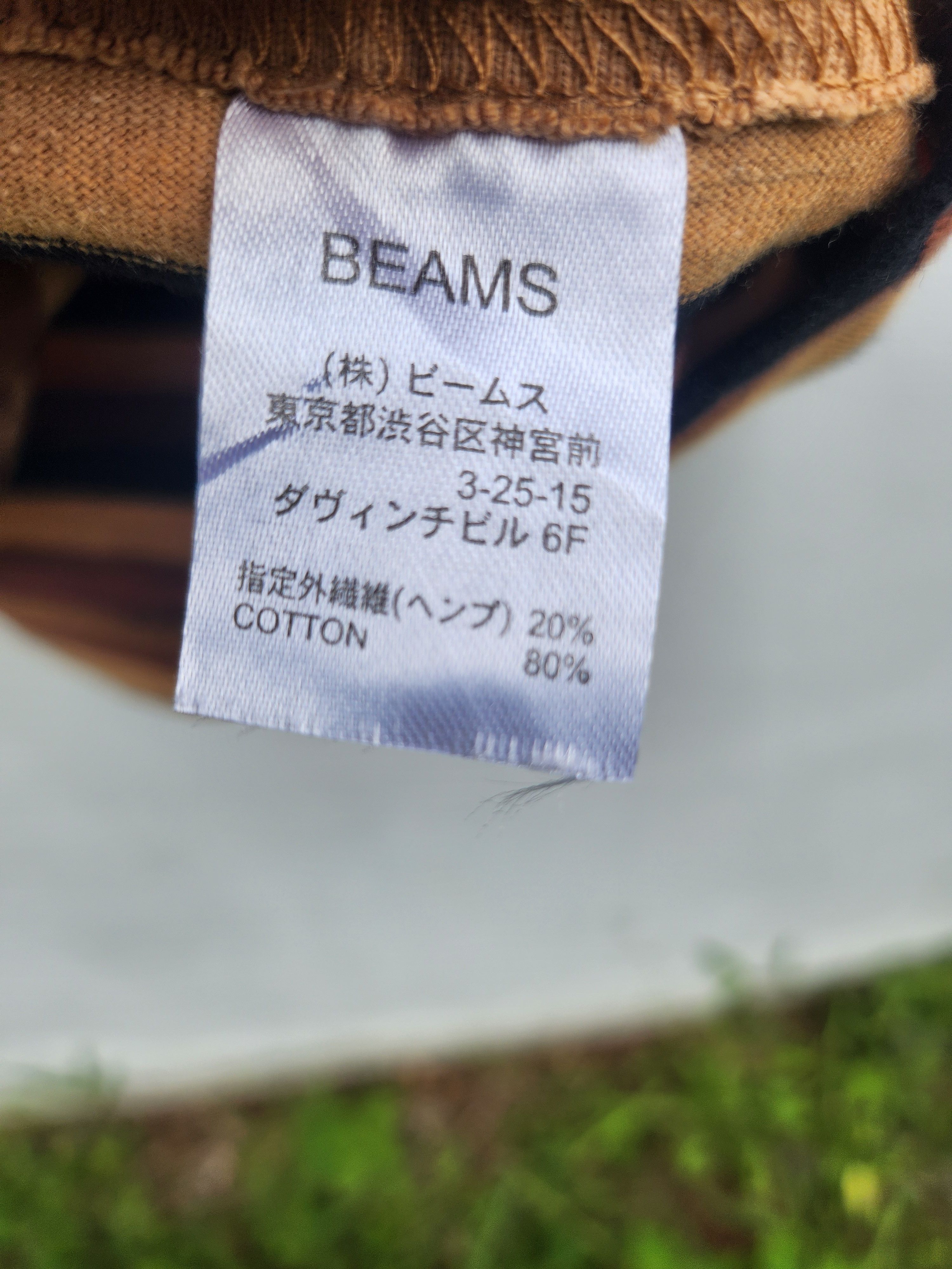 Beams Plus 💥Beam+ Border Bum Hemp Cotton ClothesStriped LS Tshirt Size US M / EU 48-50 / 2 - 7 Thumbnail