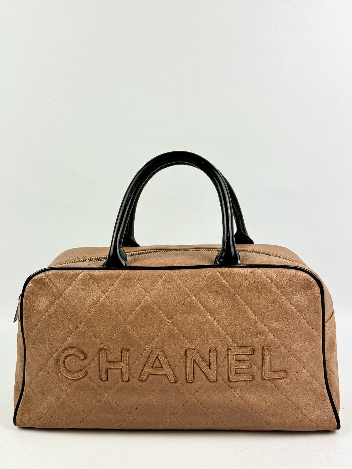 Chanel Chanel - 2002 - Caviar - Matelassé - Bowling Bag Size ONE SIZE - 1 Thumbnail