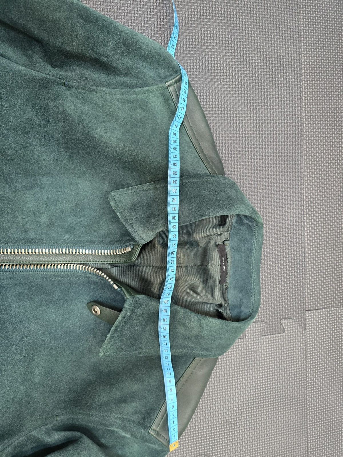 Tom Ford o1sm1stk0824 Suede Jacket in Dark Green Size US M / EU 48-50 / 2 - 5 Thumbnail