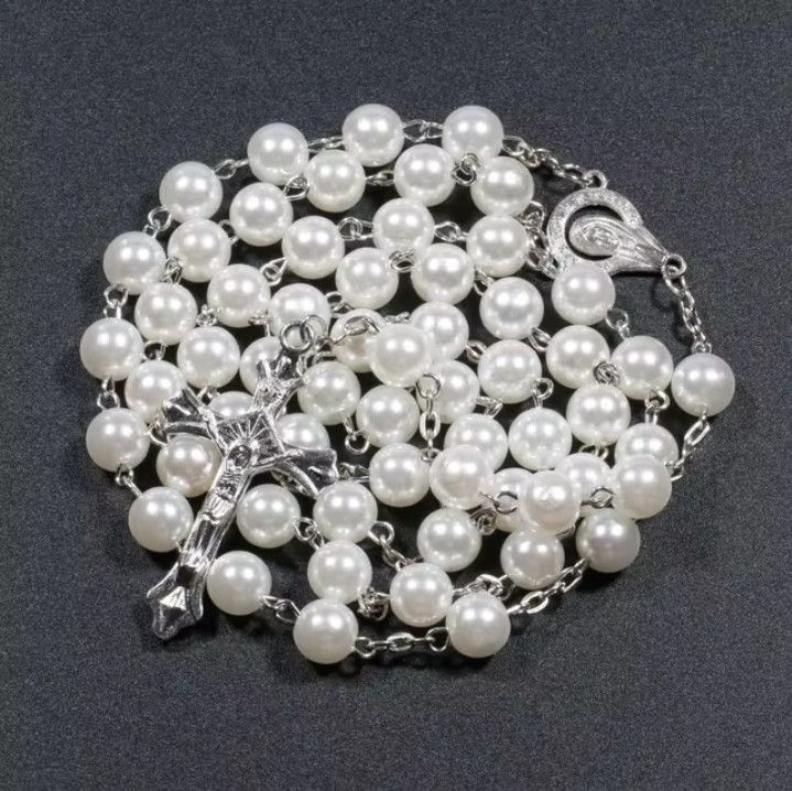 Jewelry Saint Benedict Rosary Necklace Chain Catholic Church Jesus Size ONE SIZE - 2 Thumbnail