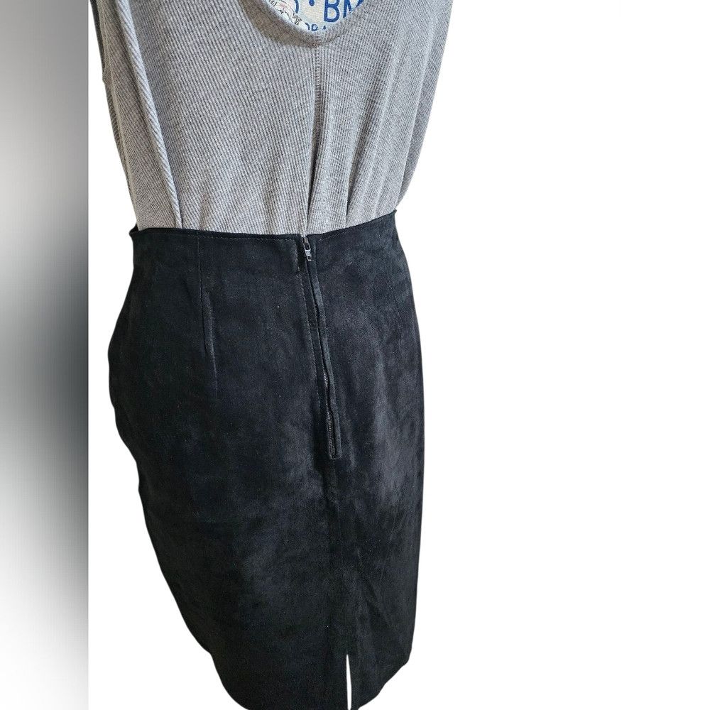 Other Carlo Ferranti 100% Black Leather Skirt Medium Size 28" / US 6 / IT 42 - 4 Thumbnail