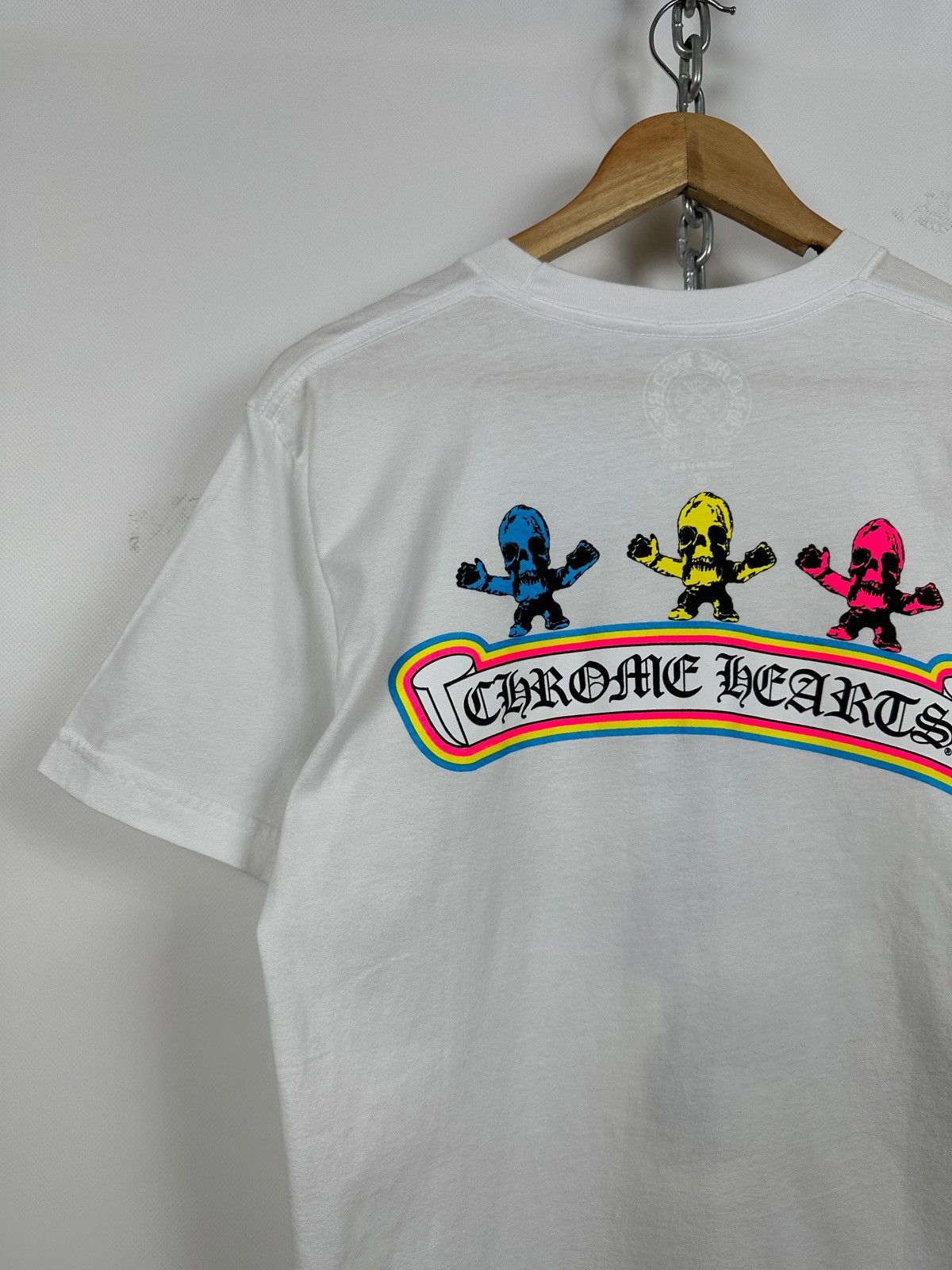 Chrome Hearts Chrome Hearts Foti Rainbow Skull White T-Shirt Size US M / EU 48-50 / 2 - 12 Thumbnail