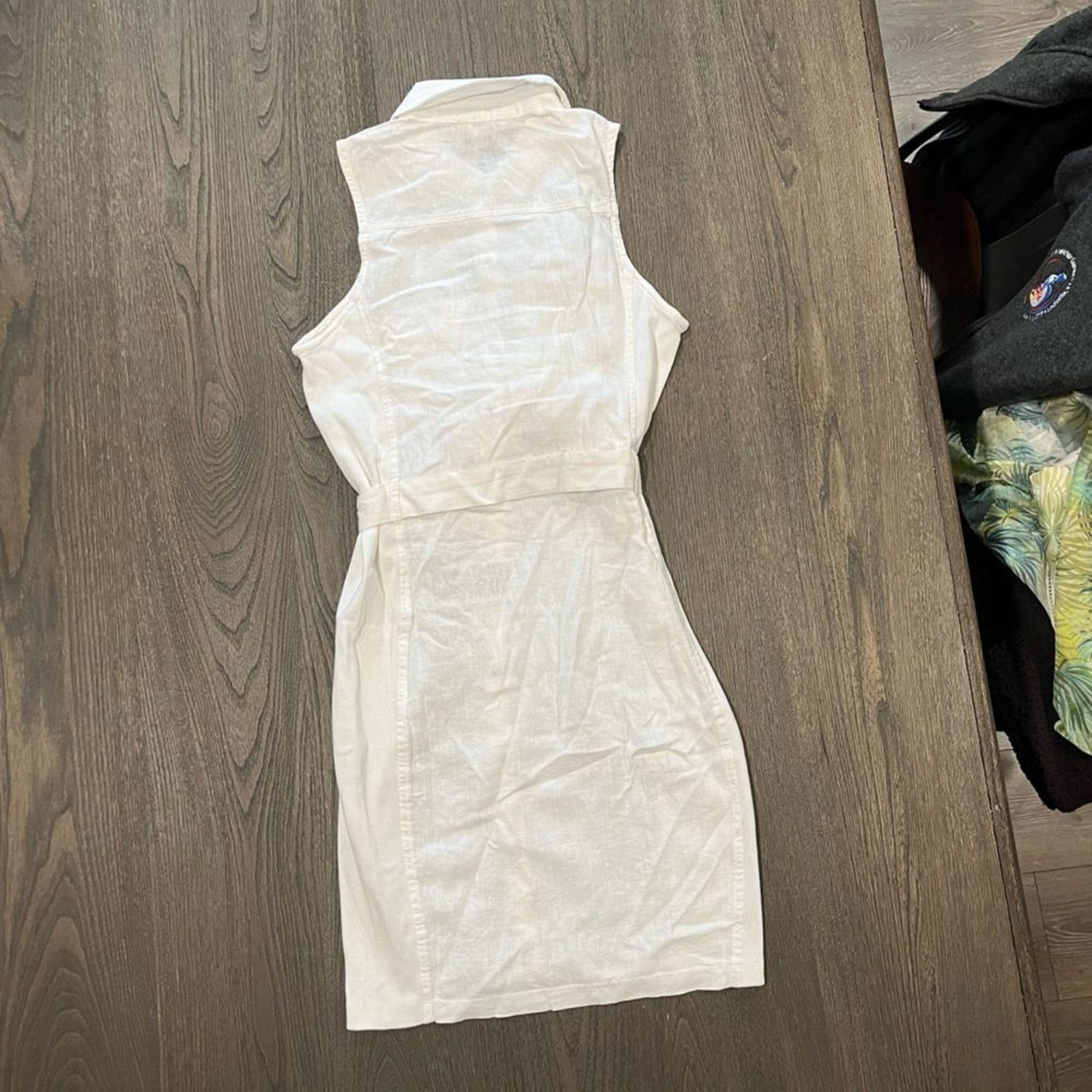 Guess NWOT Guess Los Angeles Collared Utility Tie Waist Dress Size M / US 6-8 / IT 42-44 - 8 Thumbnail