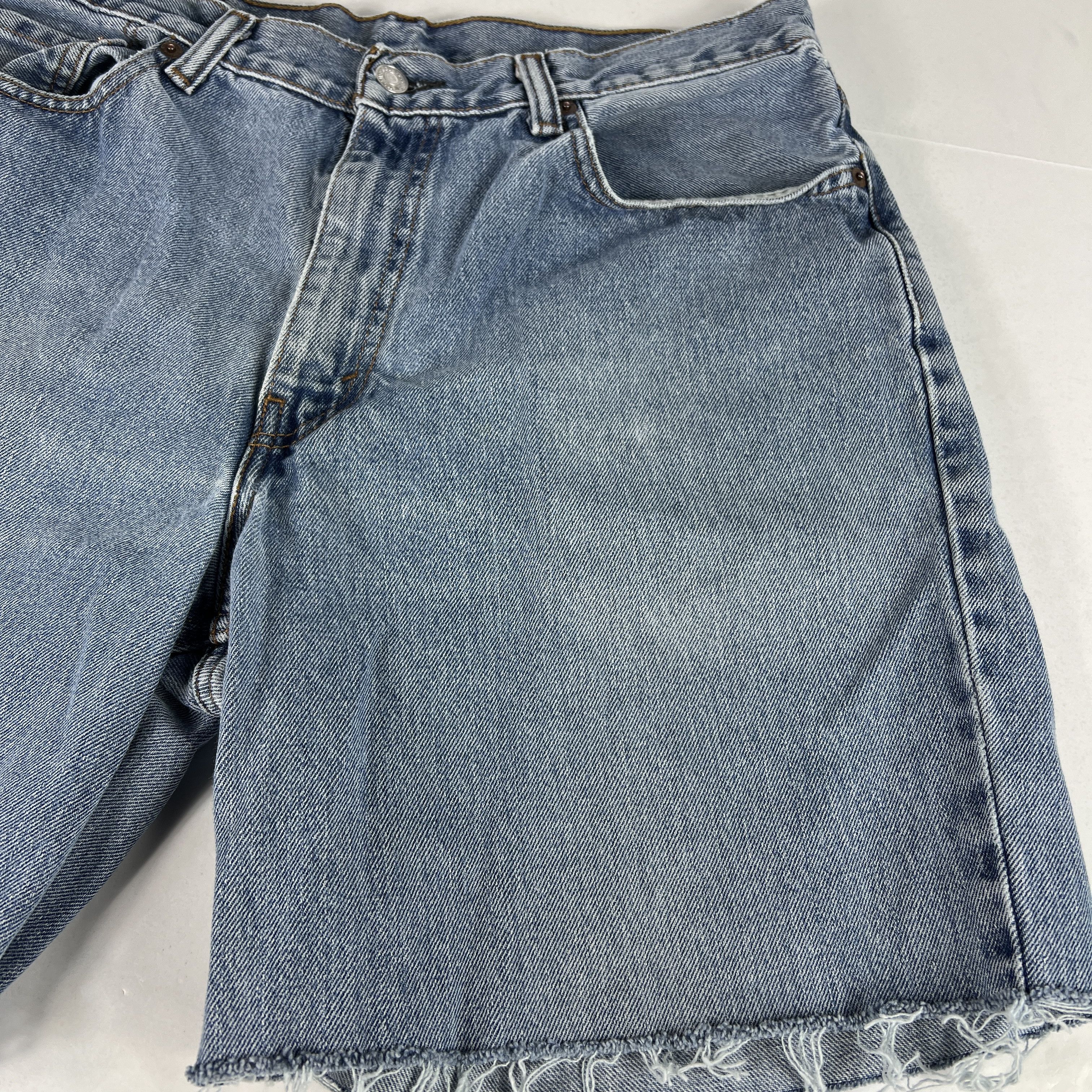 Levi's Levi's Jean Short 560 Loose Faded Cut Off Cotton Denim Jorts Size US 34 / EU 50 - 5 Thumbnail