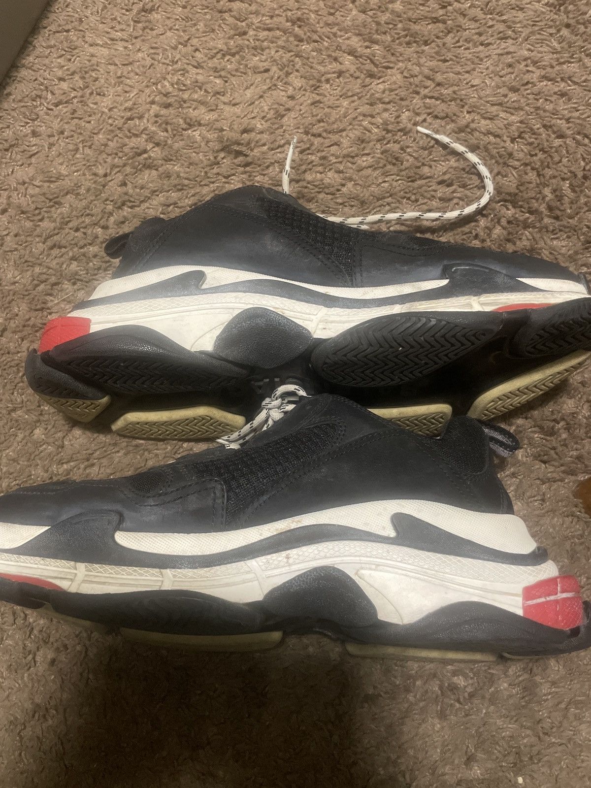 Balenciaga Triples honeycomb gray black Size US 11 / EU 44 - 3 Thumbnail