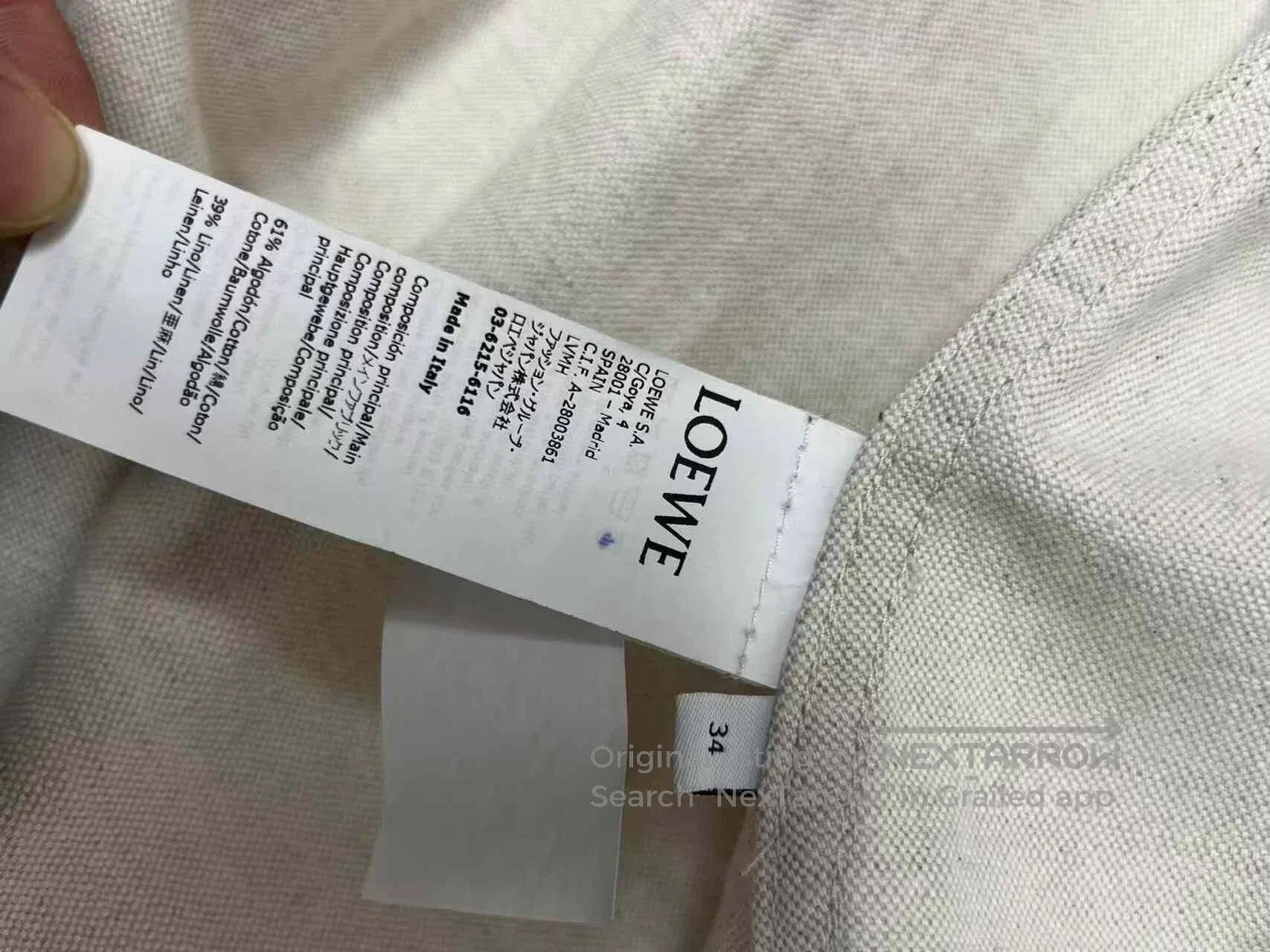 Loewe LOEWE Double-Breasted Detachable Collar Coat. Size US S / EU 44-46 / 1 - 6 Thumbnail