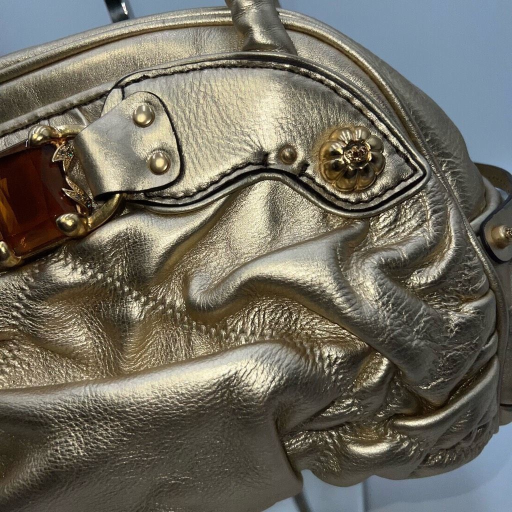 Juicy Couture Juicy Couture Vintage Metallic and Jeweled Leather Bag Size ONE SIZE - 4 Thumbnail