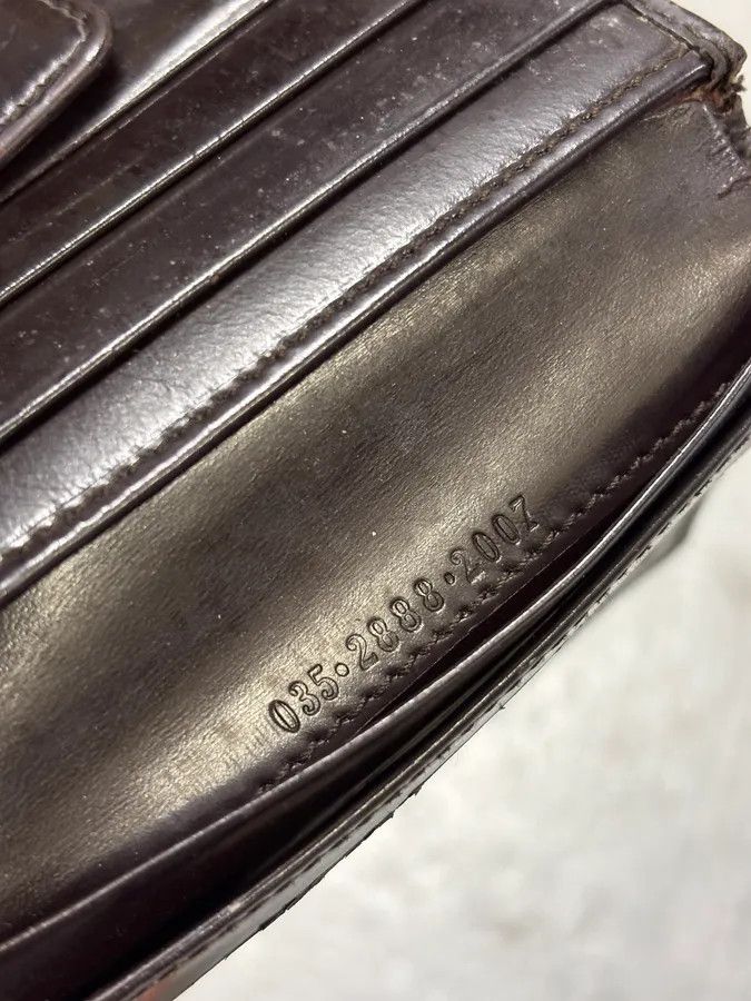 Gucci 2007 Gucci Black Bifold Logo Leather Wallet Size ONE SIZE - 7 Thumbnail