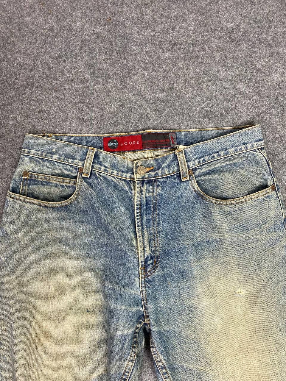 Levi's vintage levis silvertab loose cut distressed denim Size US 35 - 9 Thumbnail