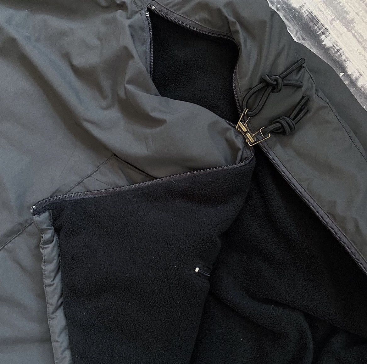 Schott Schott super rare graphite pure nylon padded hooded Size US XL / EU 56 / 4 - 7 Thumbnail
