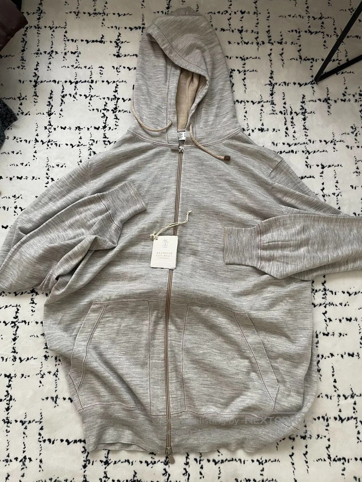 Brunello Cucinelli Brunello Cucinelli Classic Cashmere Hoodie. Size US L / EU 52-54 / 3 - 1 Thumbnail