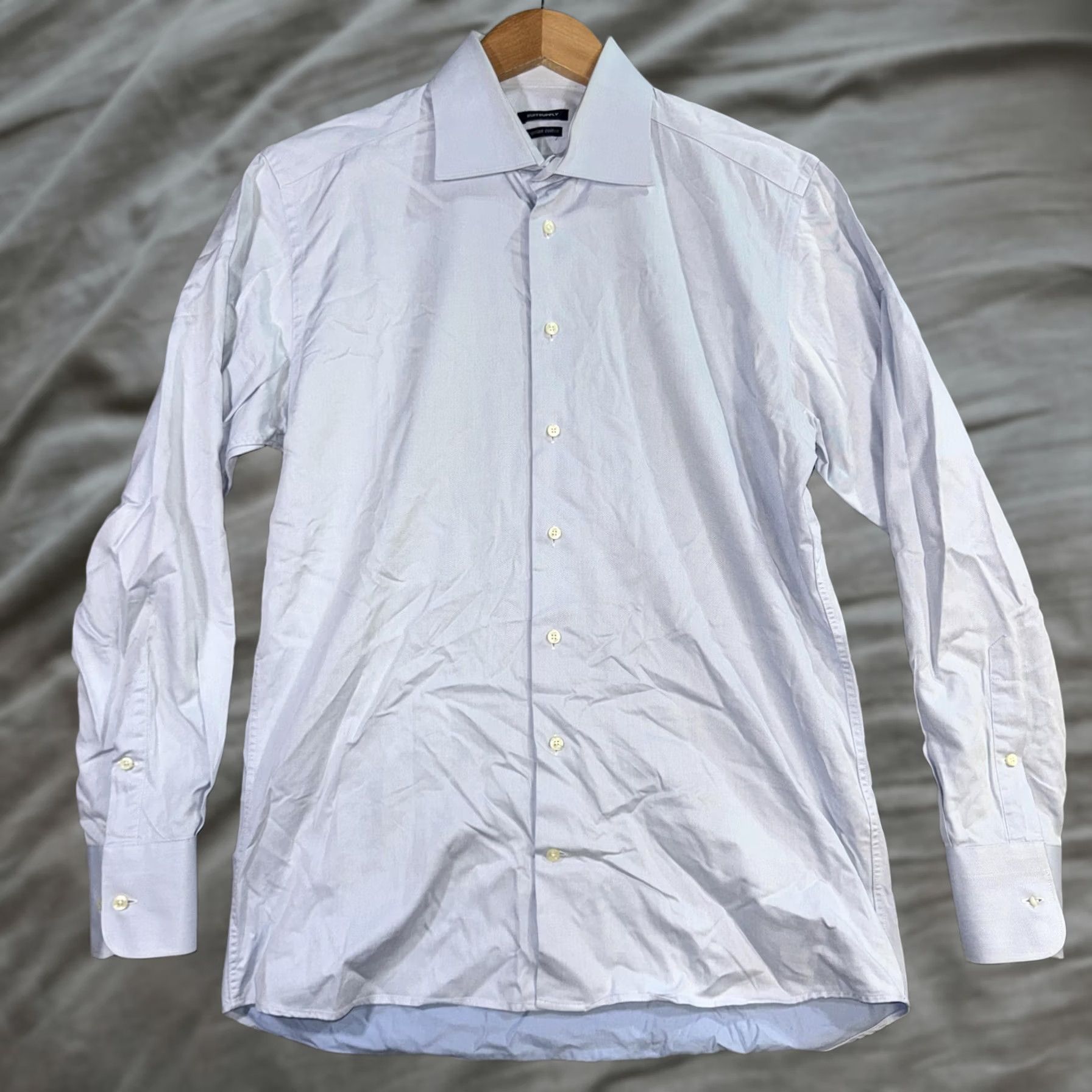 Suitsupply Suitsupply Dress Shirt Mens 40 Blue Egyptian Cotton Long Sleeve Dress Shirt Mens 40 Blue Egyptian Cotton Long Sleeve Ladies? Size 40R - 1 Thumbnail