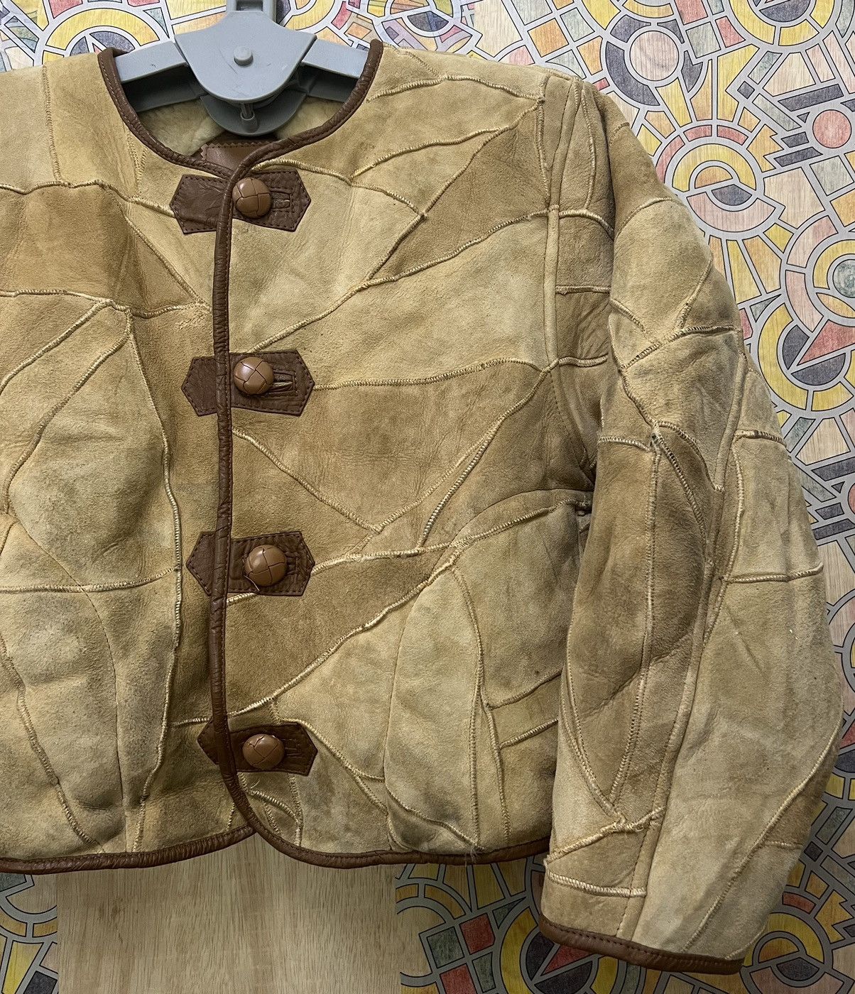 Hai Sporting Gear × Issey Miyake Vintage Rare Hai Sporting Gear Issey Sherpa PatchworkLeather Size US M / EU 48-50 / 2 - 22 Thumbnail