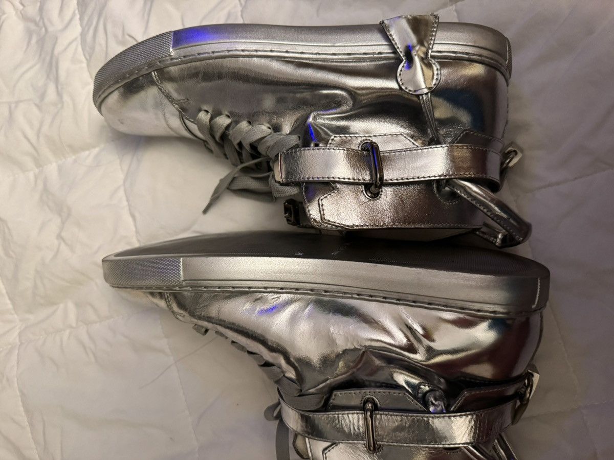 Buscemi BUSCEMI Silver metallic Lock High-Top Sneakers Size 9 US Size US 9 / EU 42 - 7 Thumbnail
