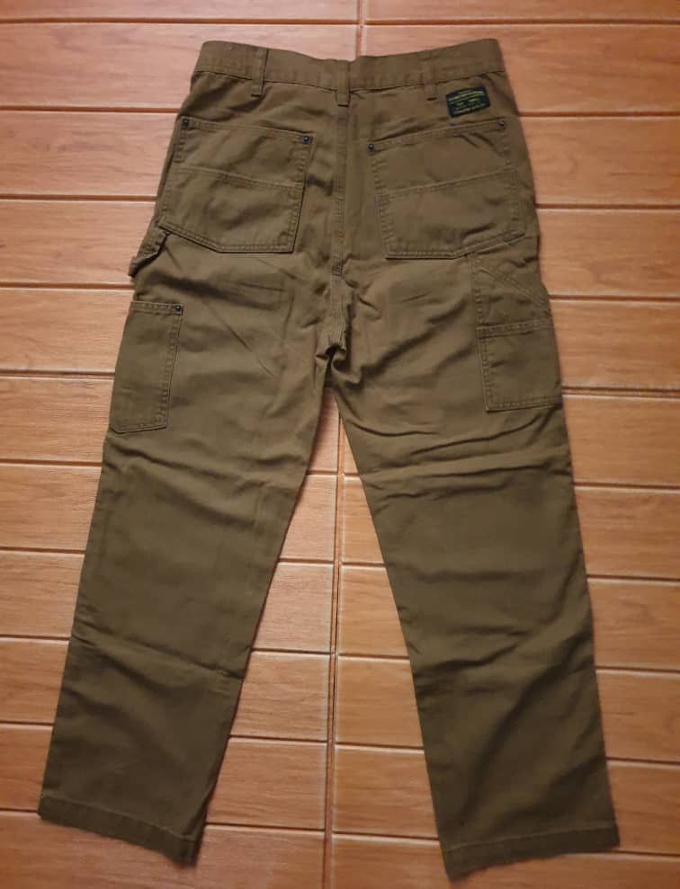 Japanese Brand Double knee brown colour carpenter pant Size US 31 - 12 Thumbnail