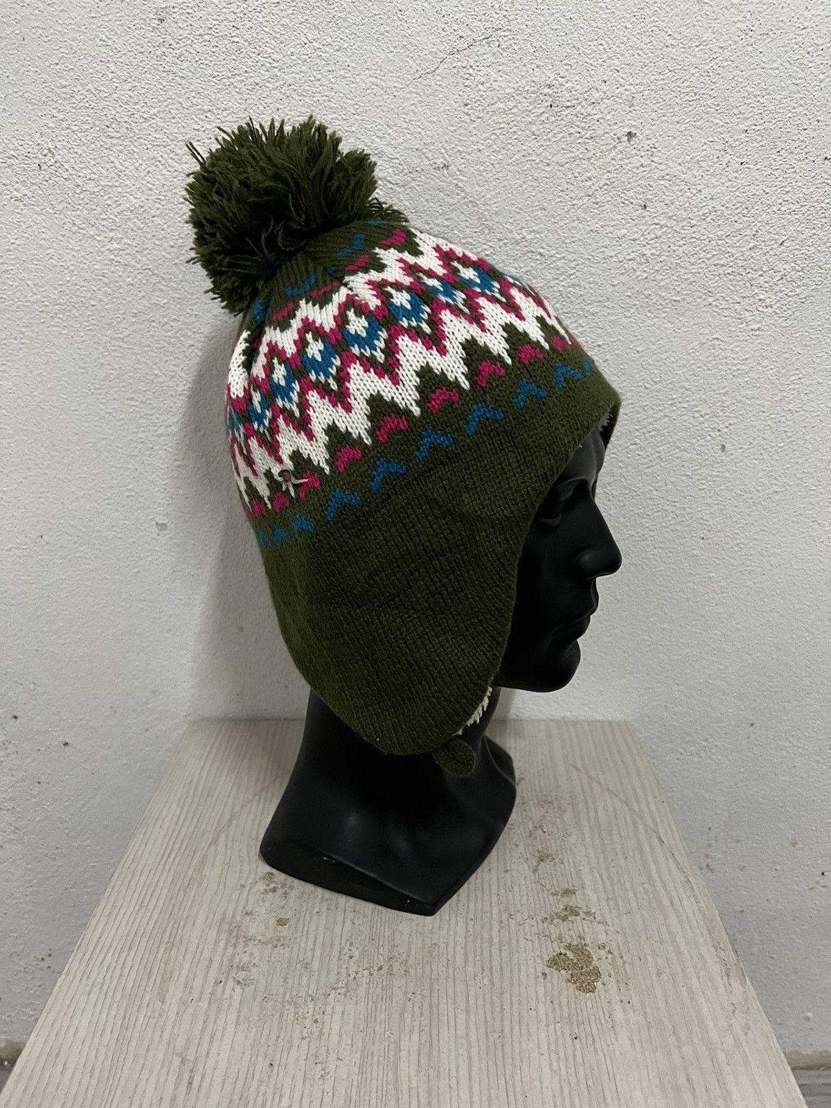 Vintage Vintage Navajo Style Earflap Beanie Hat Size ONE SIZE - 4 Thumbnail