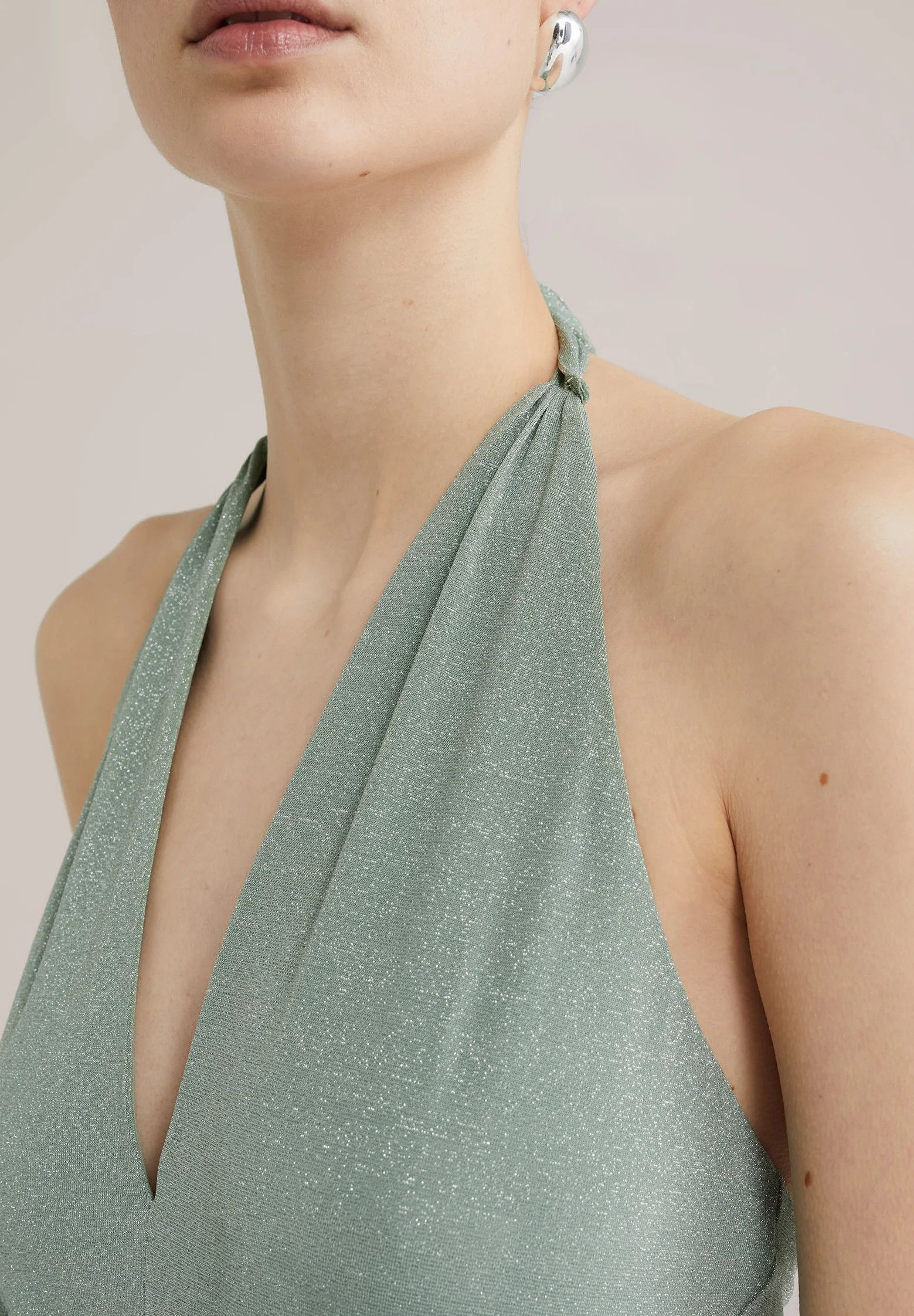 Other Beautiful evening maxi dress in sage green WE Size XXL / US 16-18 / IT 52-54 - 3 Thumbnail